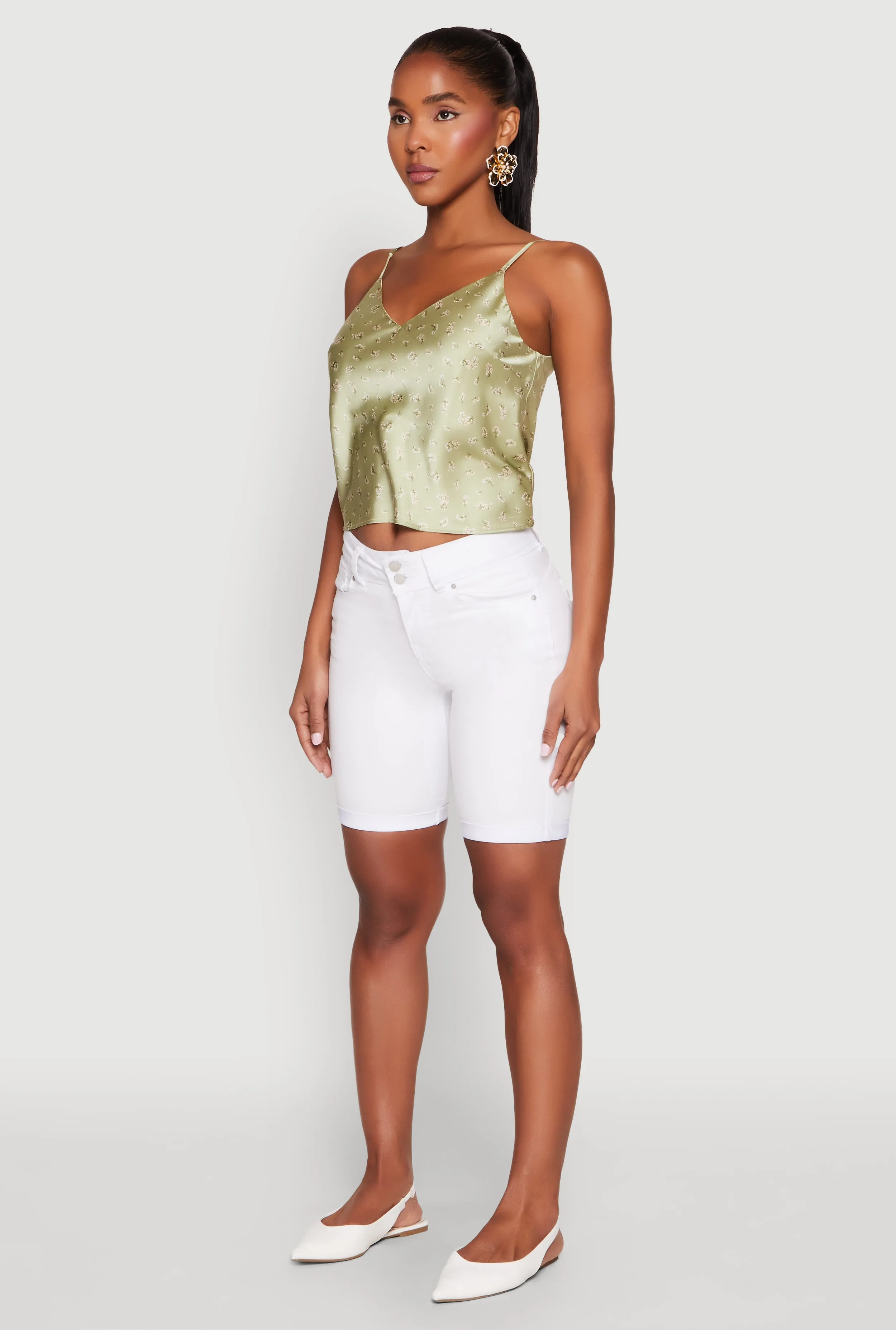 Satin Patterned Print Cami sold by Rainbow product image thumbnail 5