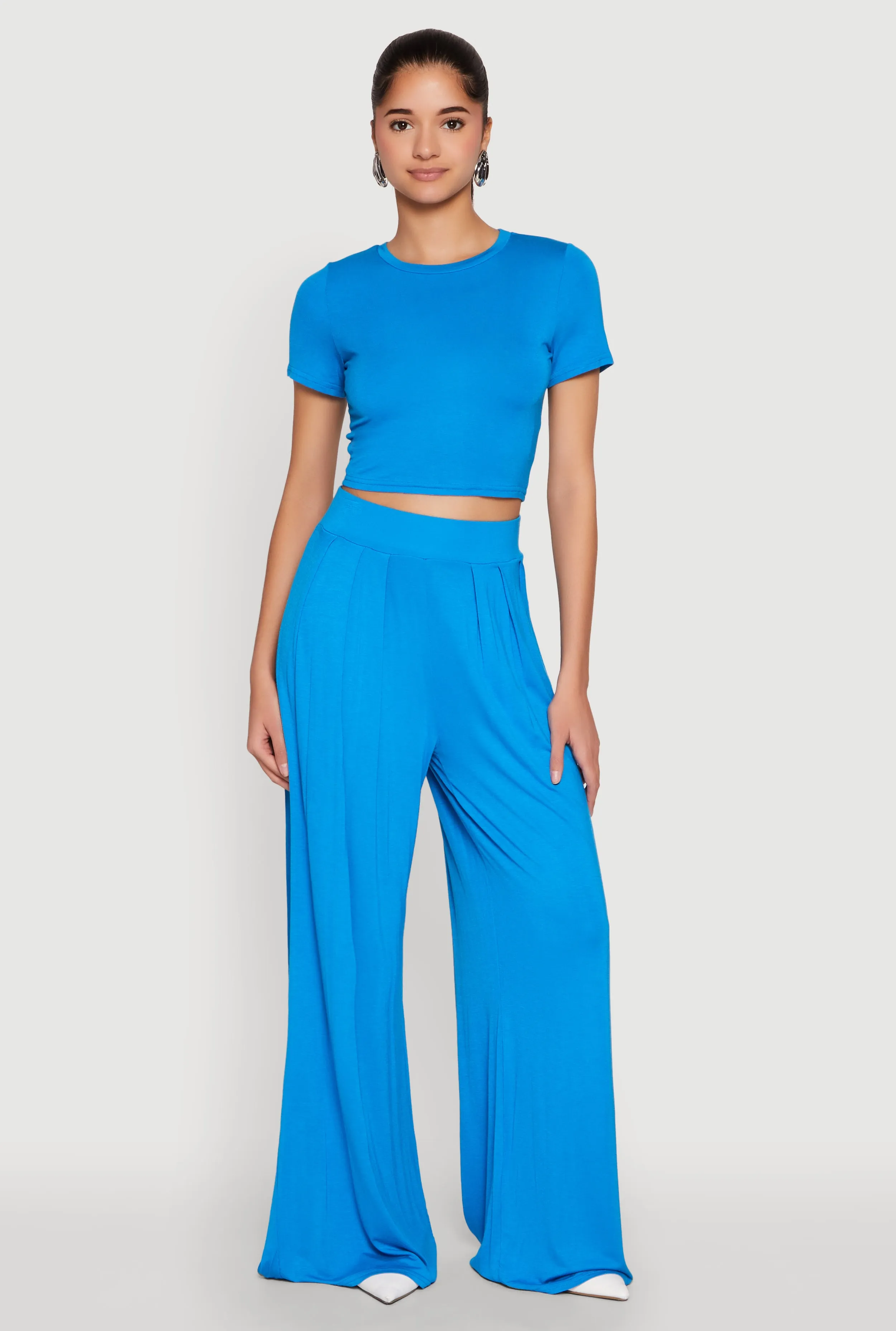 High Waisted Pleated Wide Leg Pants sold by Rainbow product image thumbnail 2
