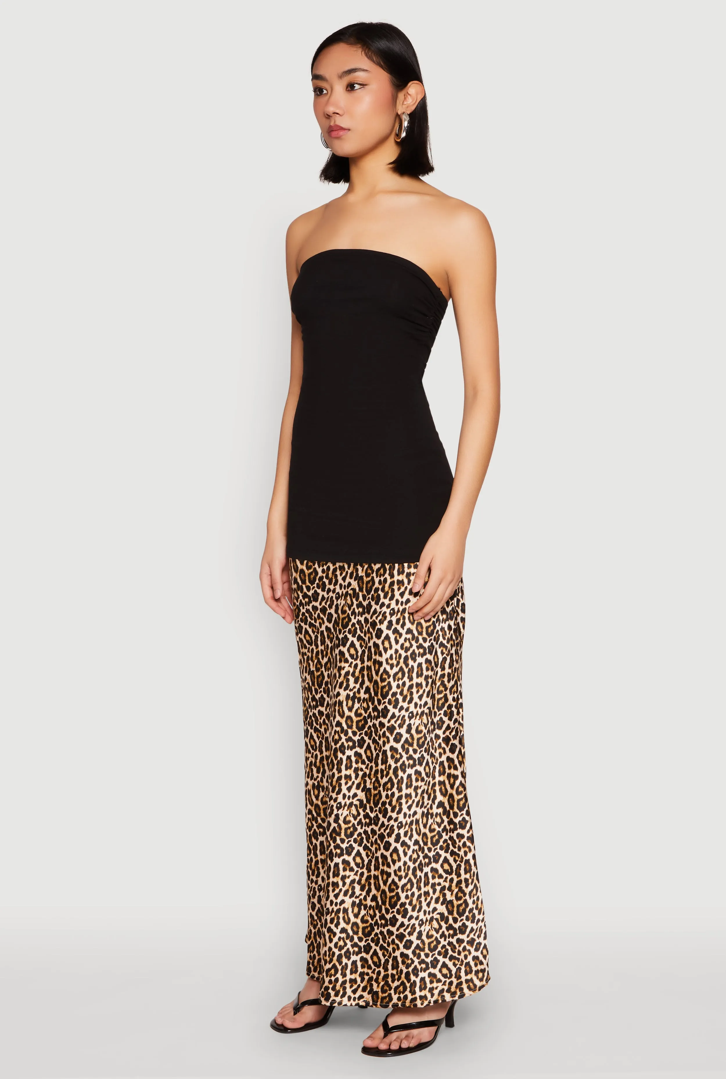 Side Ruched Tube Top sold by Rainbow product image thumbnail 5