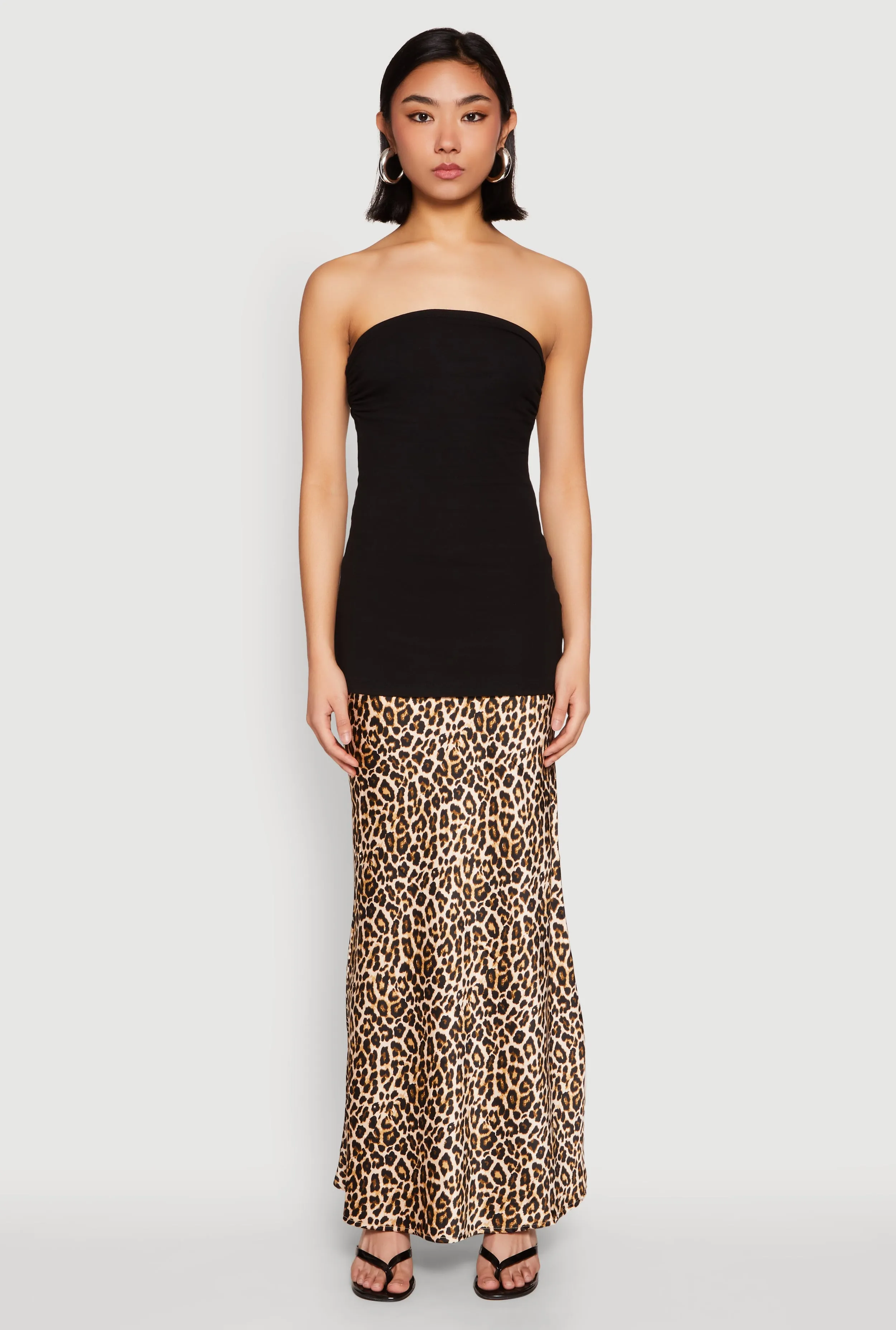 Side Ruched Tube Top sold by Rainbow product image thumbnail 3