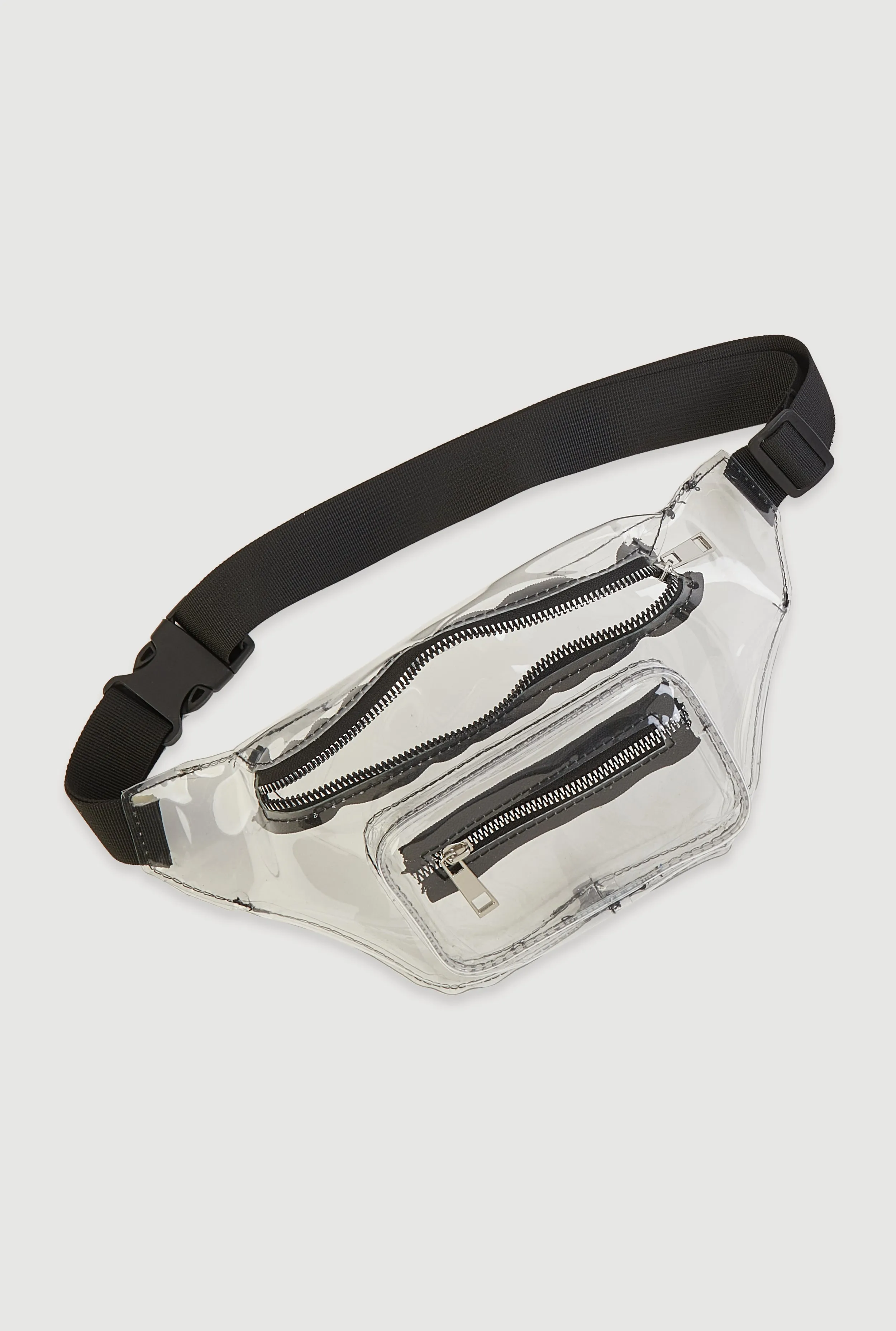 Double Zip Clear Fanny Pack sold by Rainbow product image thumbnail 3