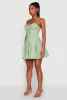Lace Up Bustier Skater Dress sold by Rainbow