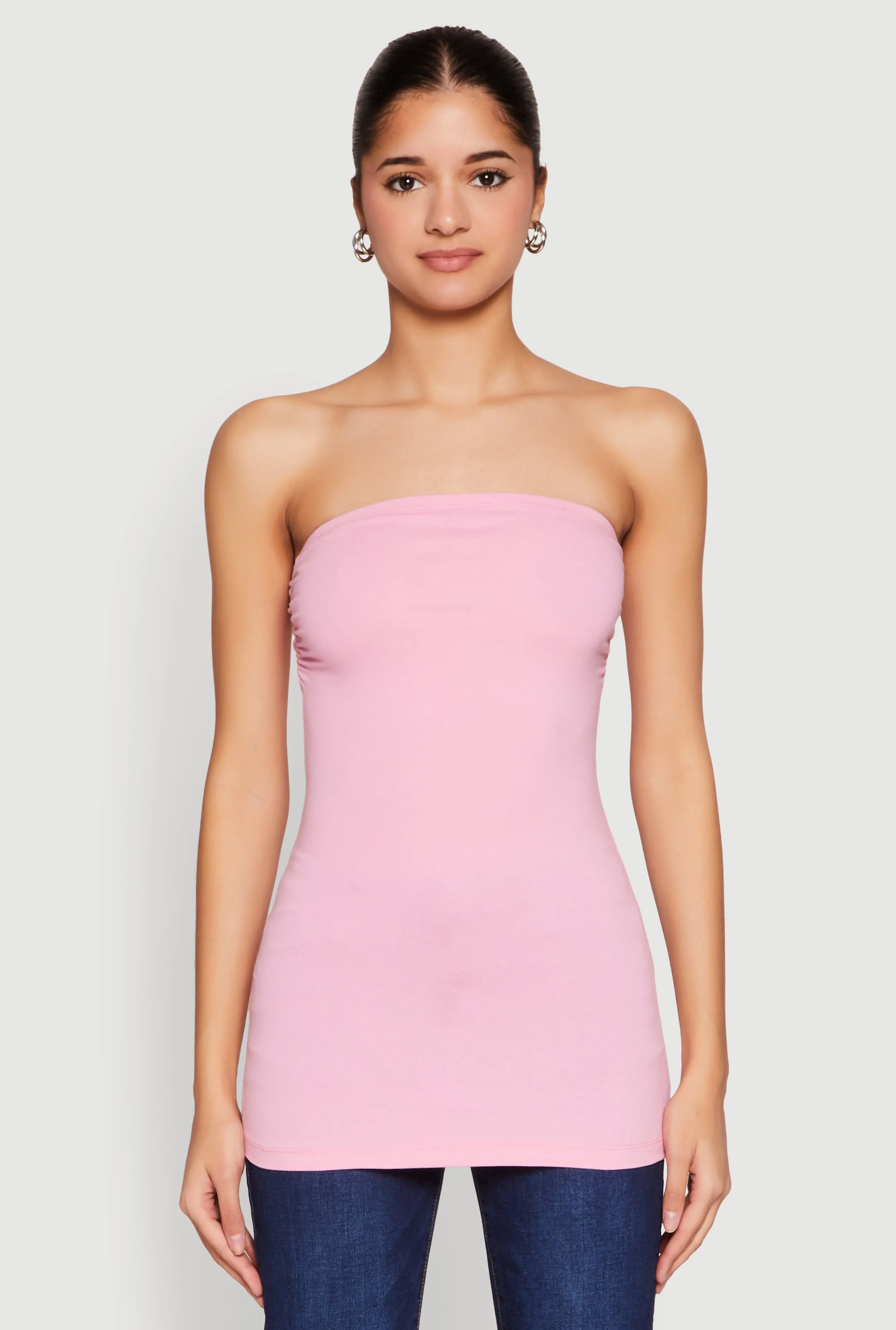 Side Ruched Tube Top sold by Rainbow product image thumbnail 2