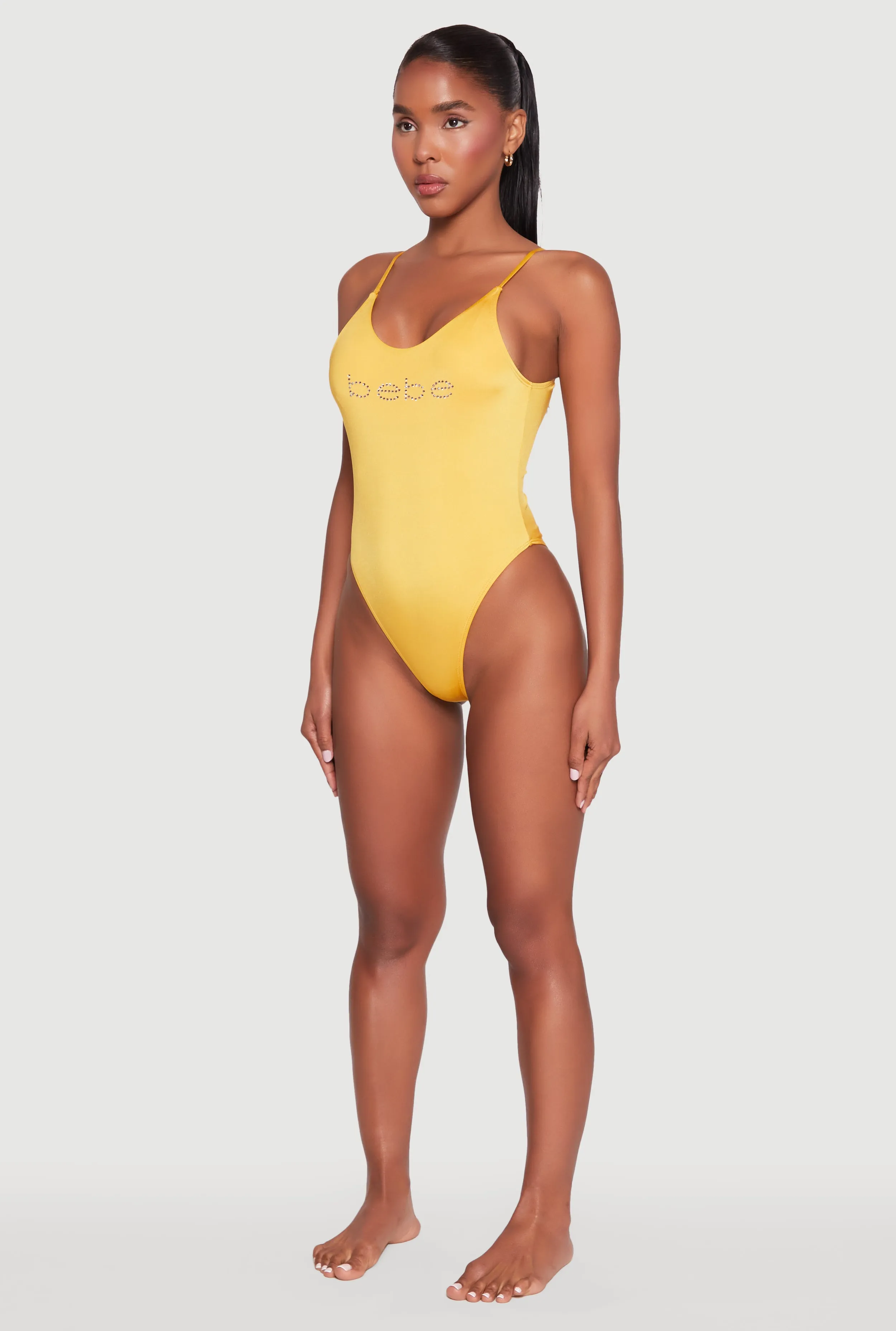 Bebe Rhinestone One Piece Swimsuit sold by Rainbow product image thumbnail 5