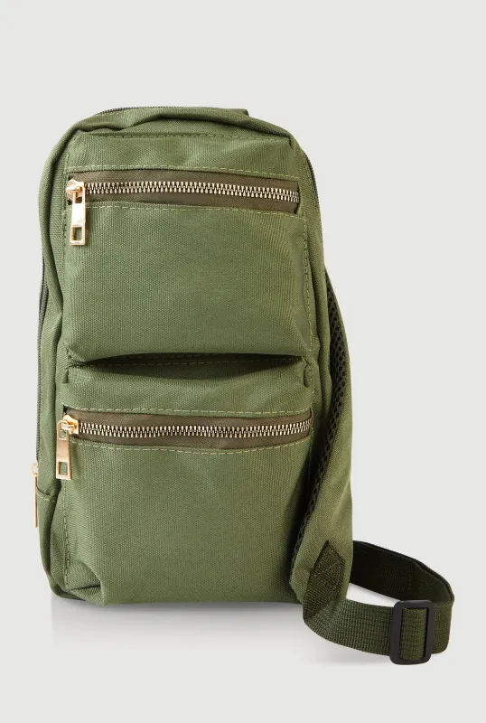 Double Pocket Sling Backpack sold by Rainbow