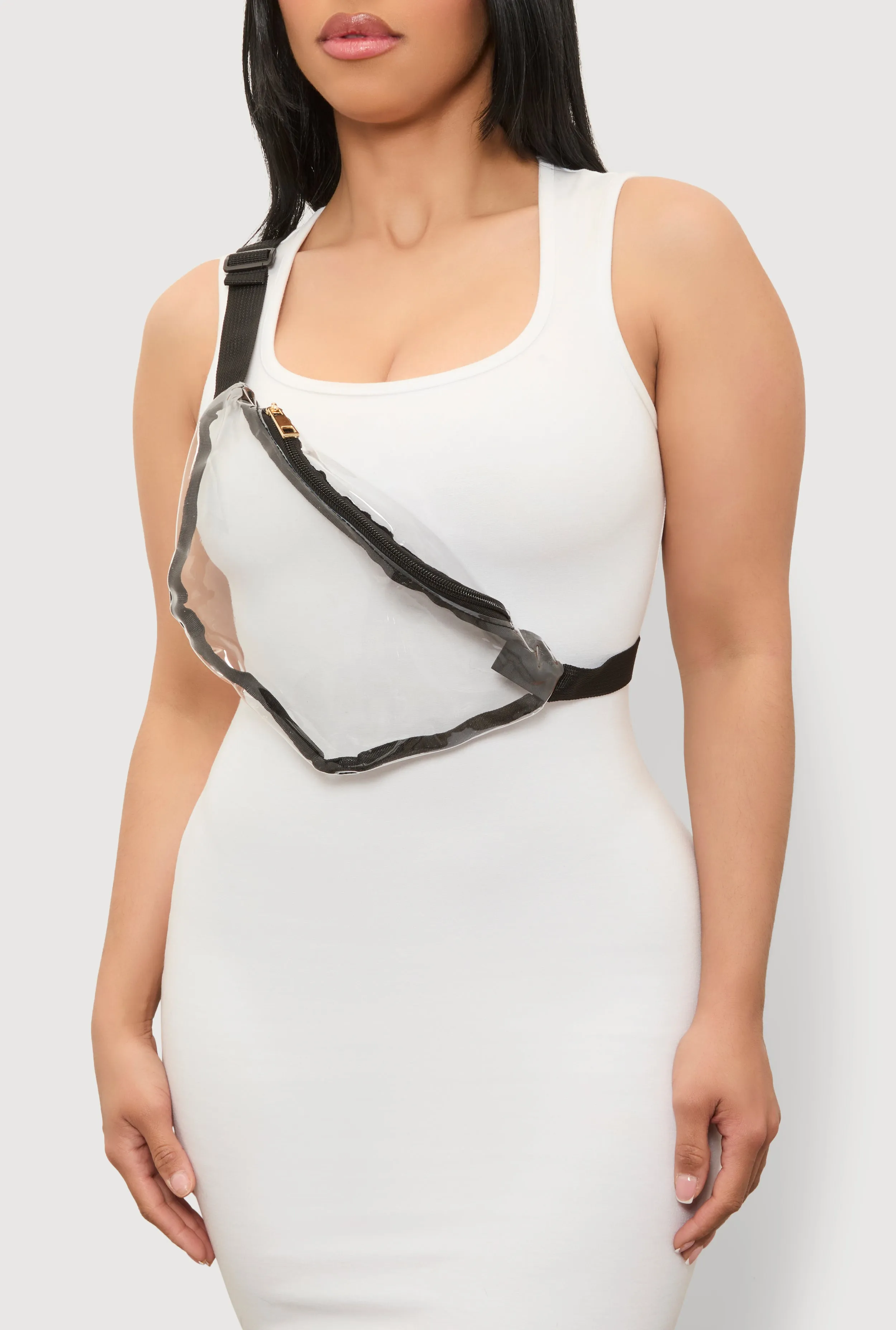 Contrast Trim Clear Fanny Pack sold by Rainbow product image thumbnail 2