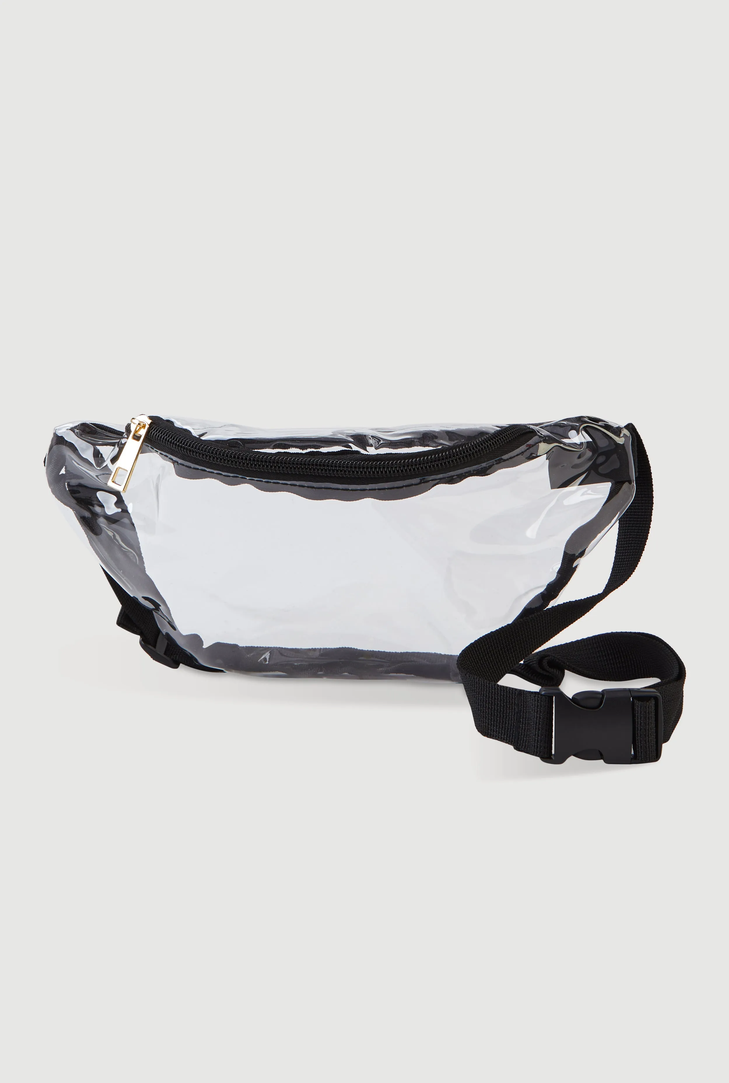 Contrast Trim Clear Fanny Pack sold by Rainbow