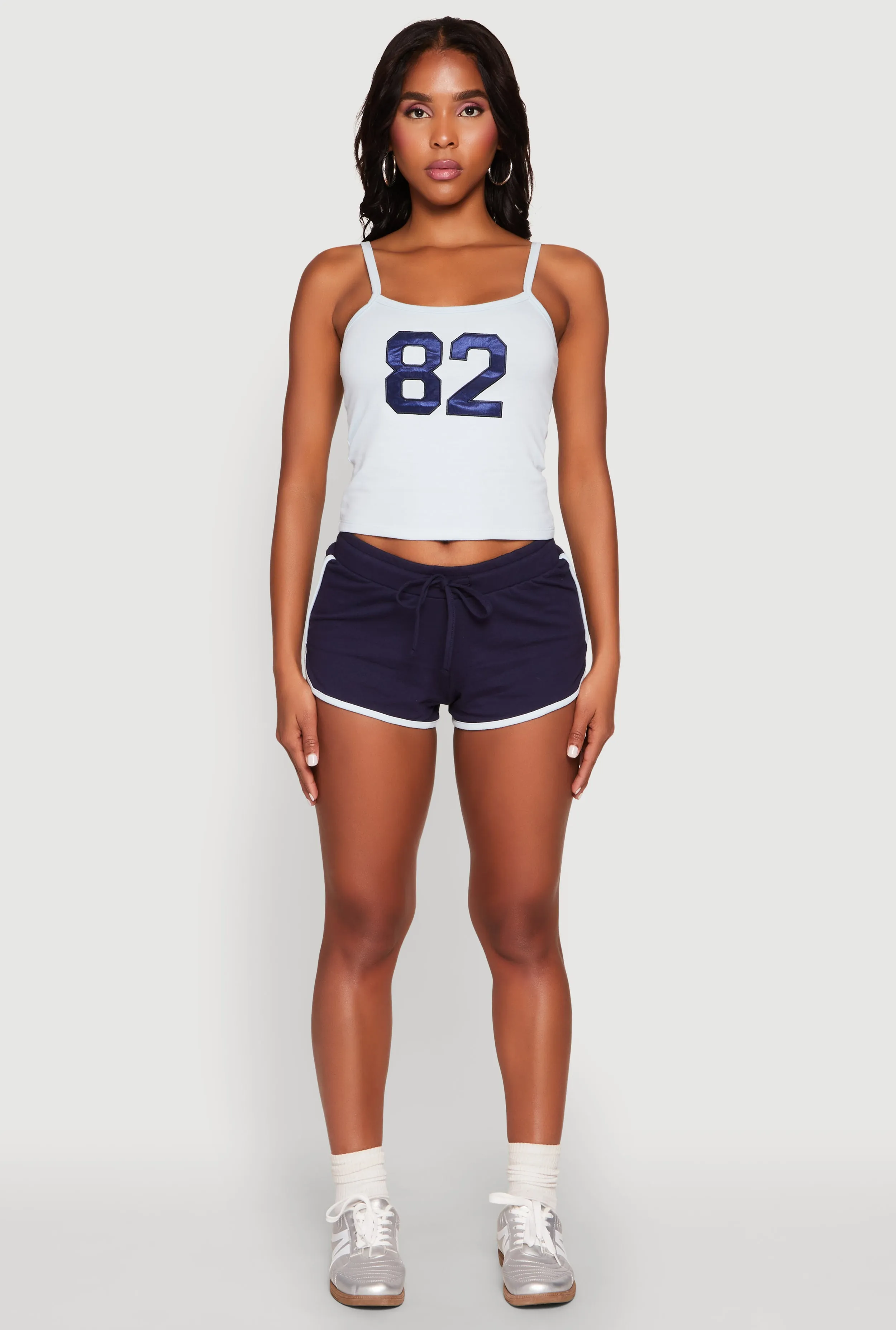 Almost Famous Contrast Trim Dolphin Shorts sold by Rainbow