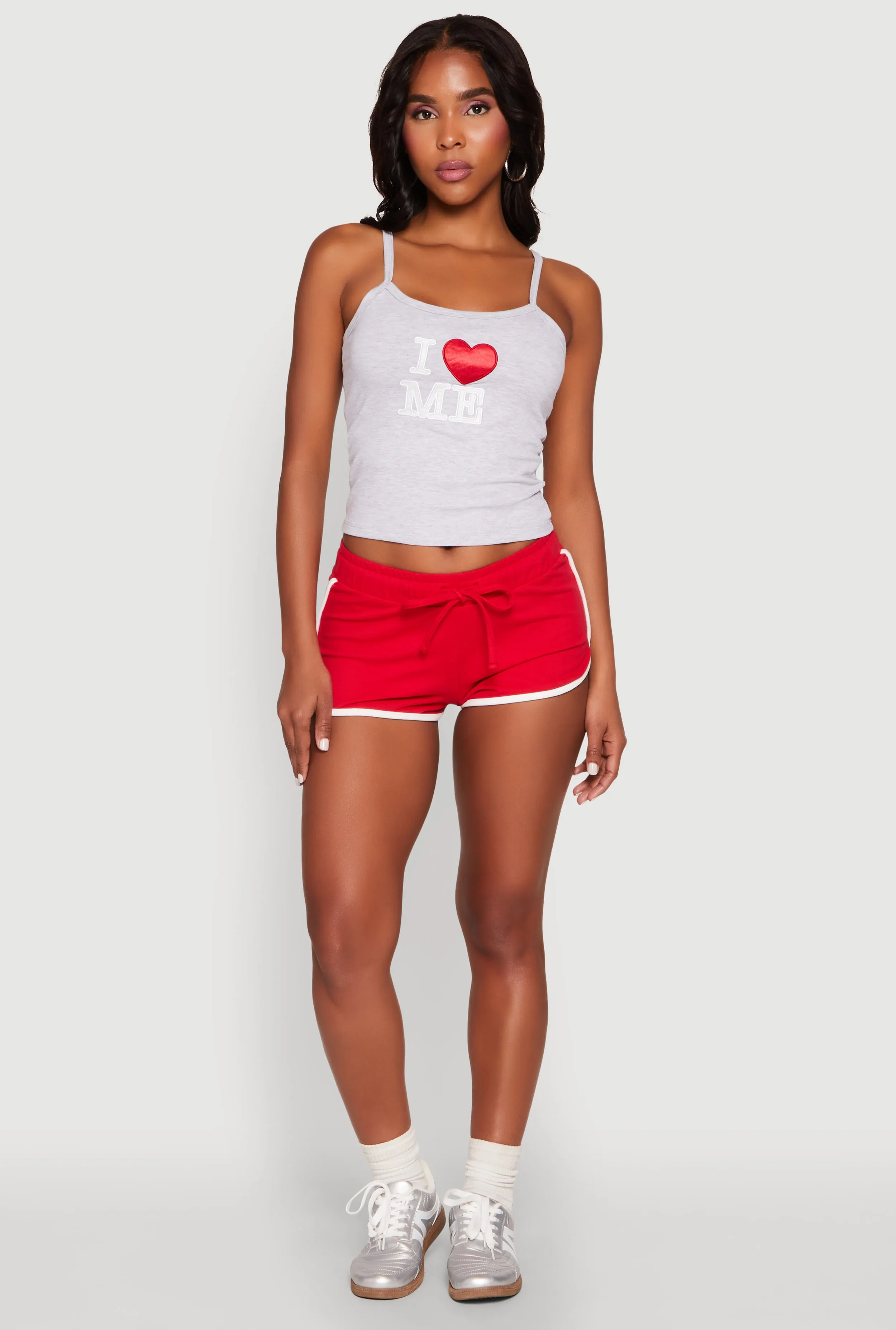 Almost Famous Contrast Trim Dolphin Shorts sold by Rainbow product image thumbnail 2