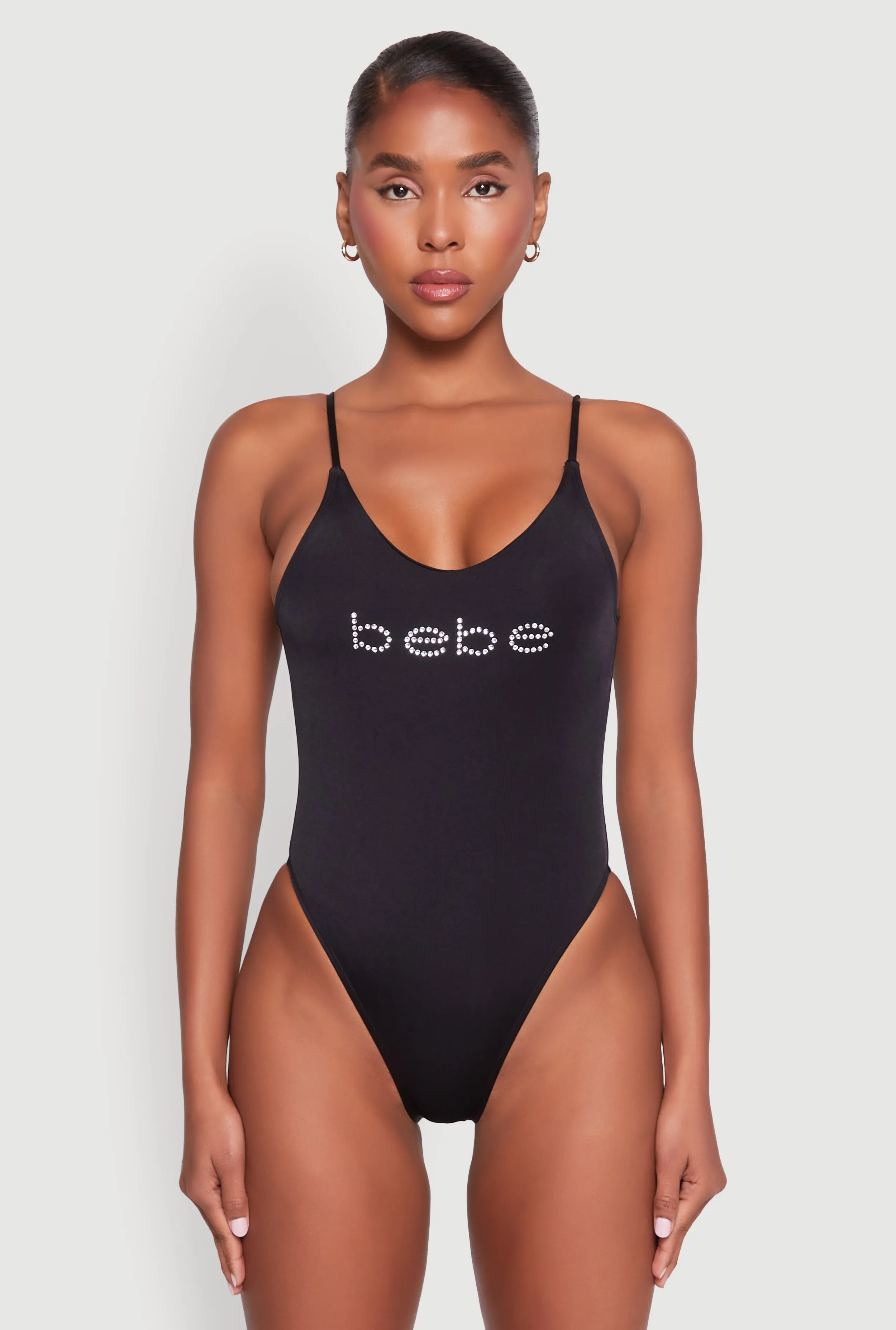 Bebe Rhinestone One Piece Swimsuit sold by Rainbow product image thumbnail 2