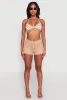Scalloped Trim Crochet Shorts sold by Rainbow
