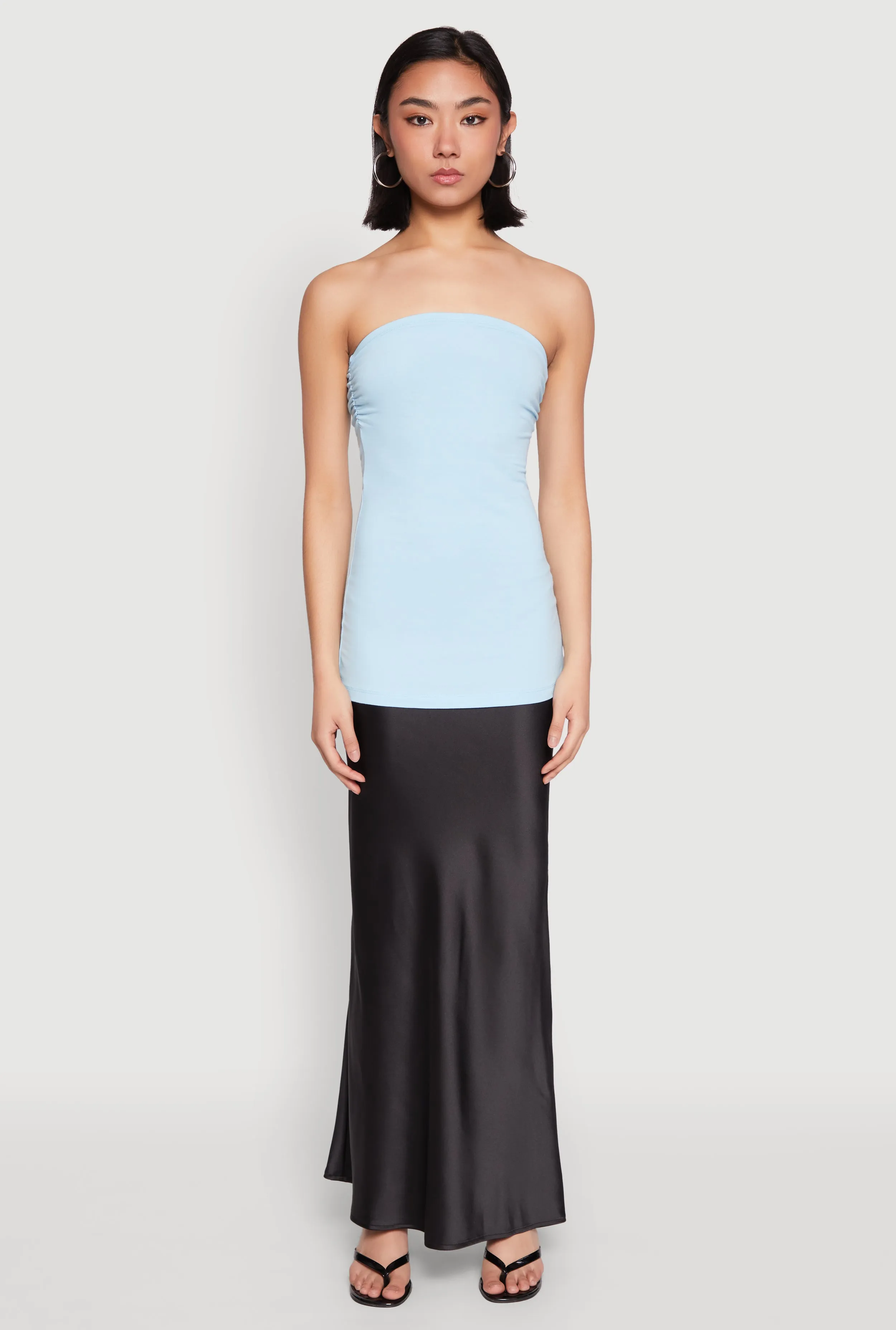 Side Ruched Tube Top sold by Rainbow product image thumbnail 3