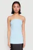 Side Ruched Tube Top sold by Rainbow