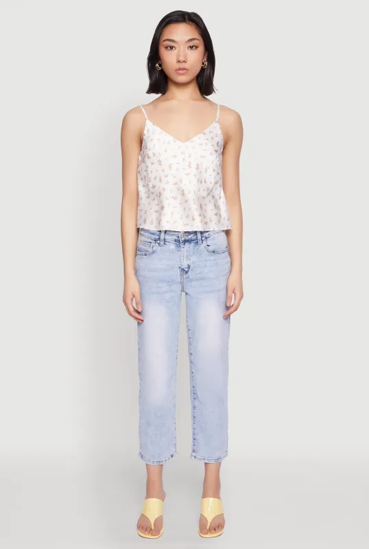 Satin Patterned Print Cami sold by Rainbow