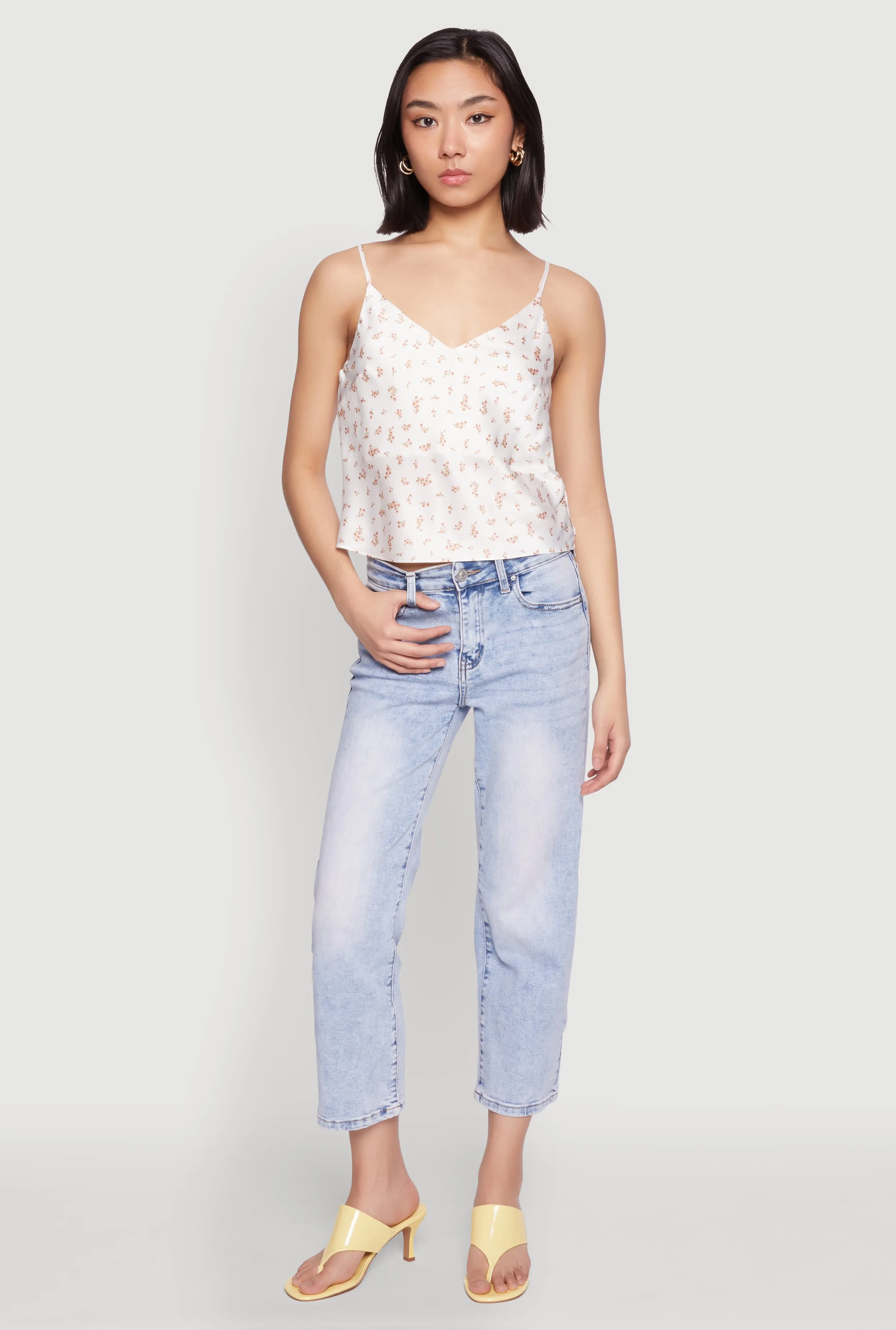 Satin Patterned Print Cami sold by Rainbow product image thumbnail 3