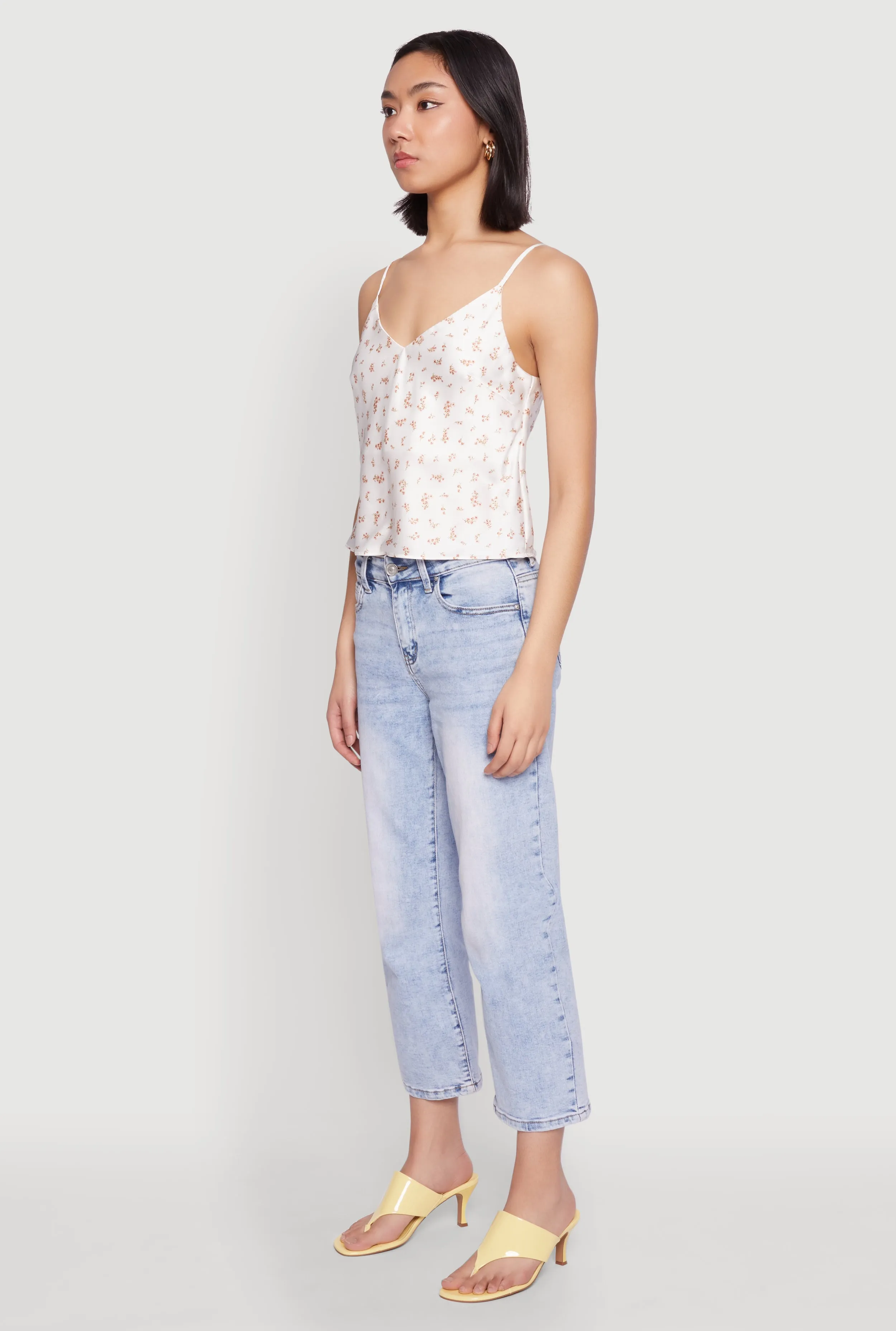 Satin Patterned Print Cami sold by Rainbow product image thumbnail 5