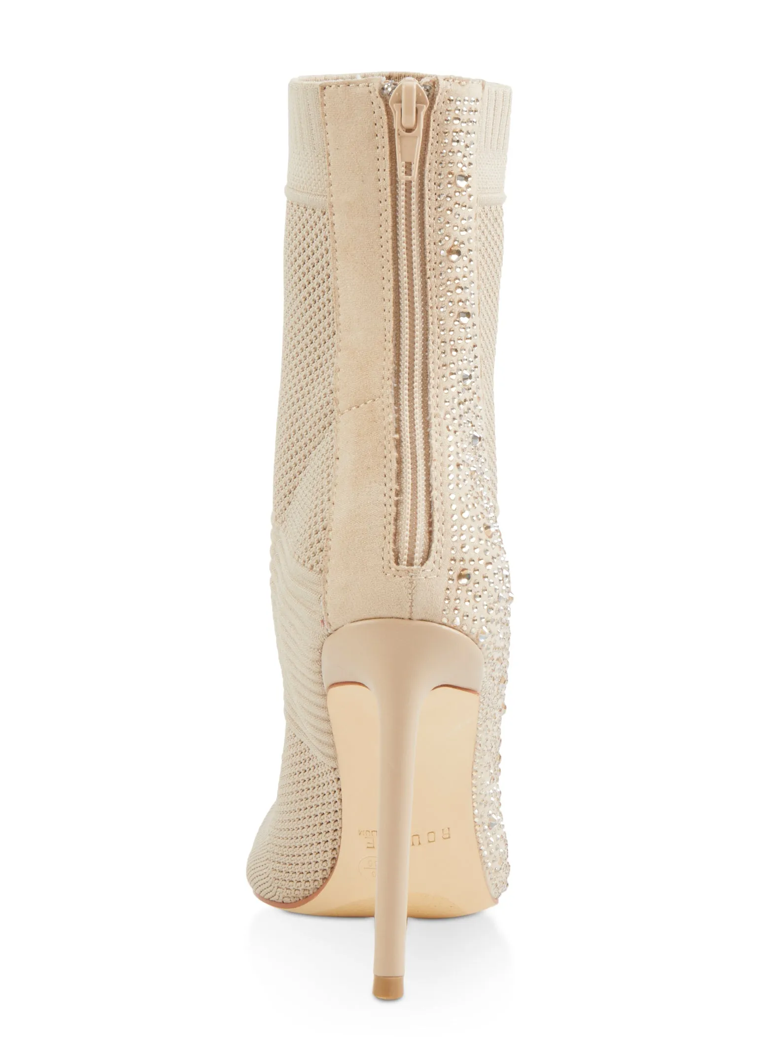 Rhinestone Studded Stiletto Booties sold by Rainbow product image thumbnail 3