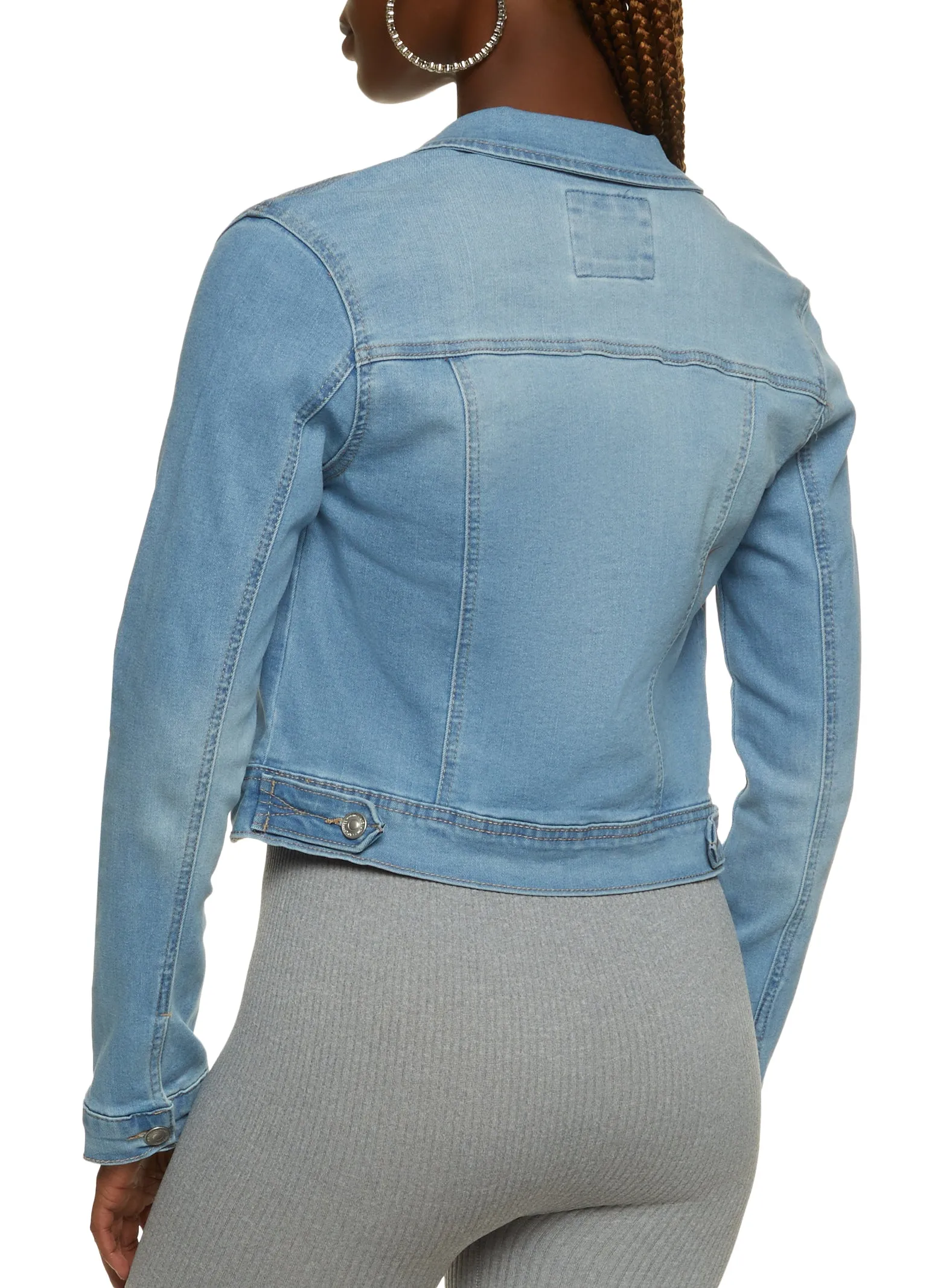WAX Long Sleeve Denim Jacket sold by Rainbow product image thumbnail 2
