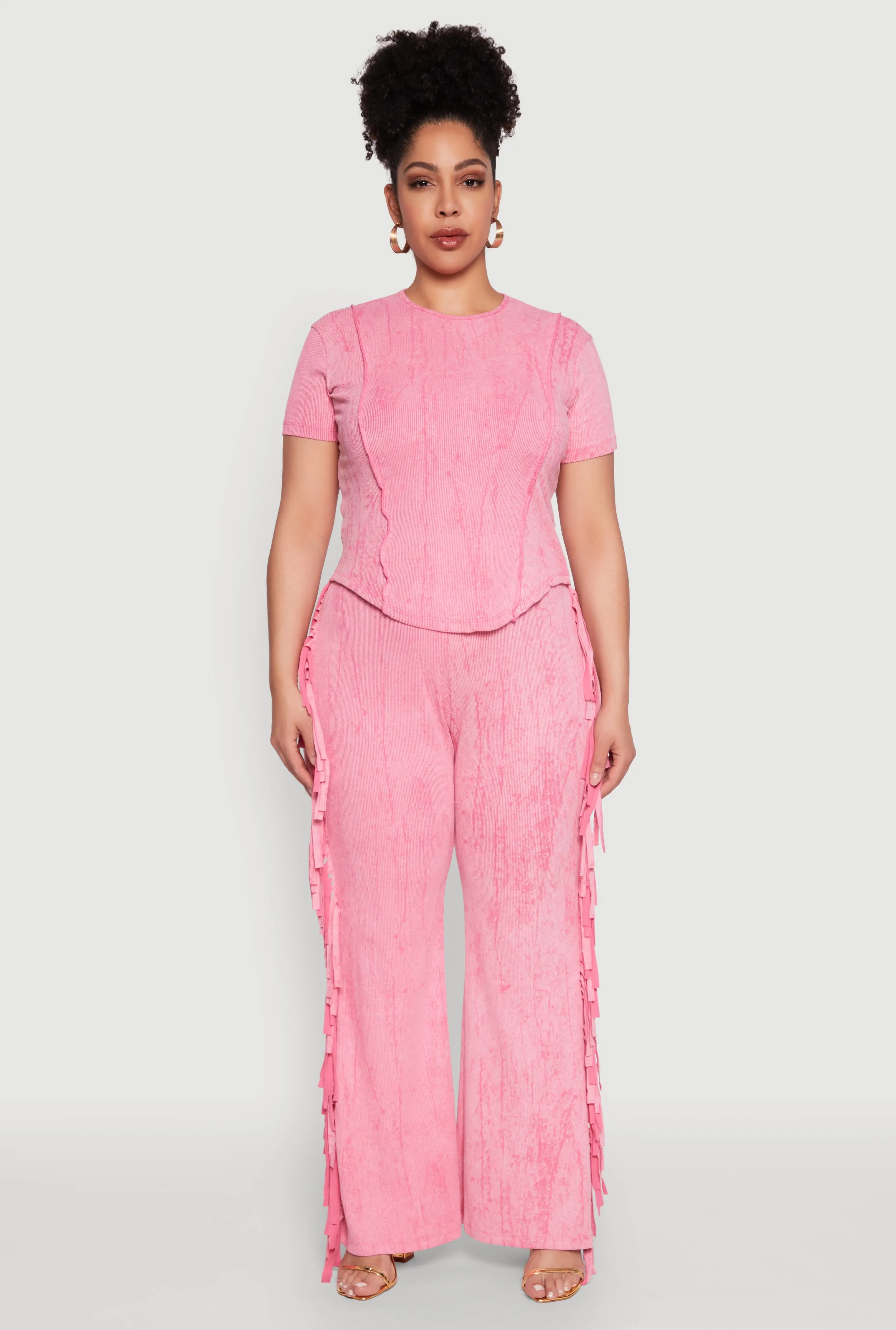 Plus Size Mineral Wash Tee sold by Rainbow product image thumbnail 3