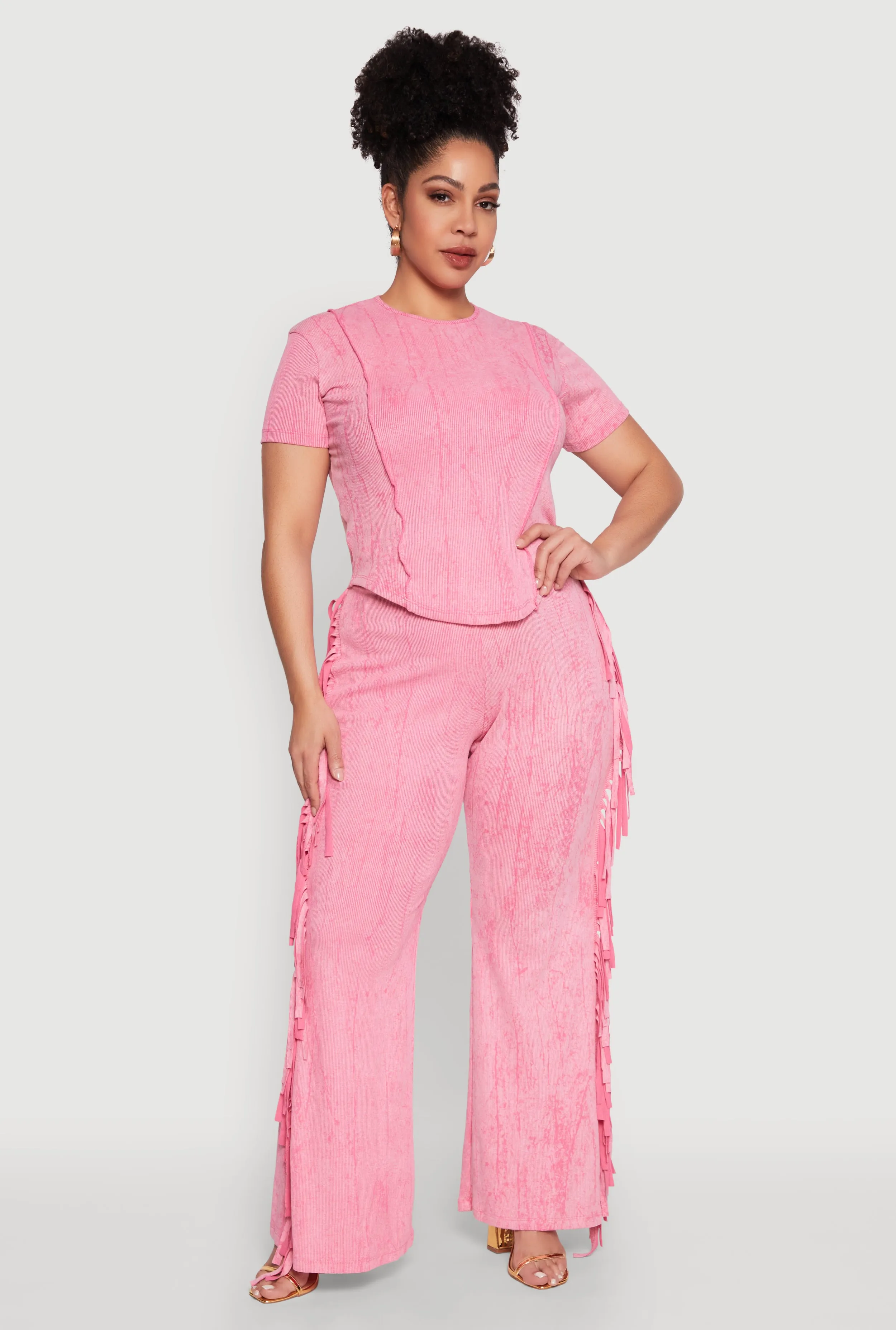 Plus Size Mineral Wash Tee sold by Rainbow product image thumbnail 2