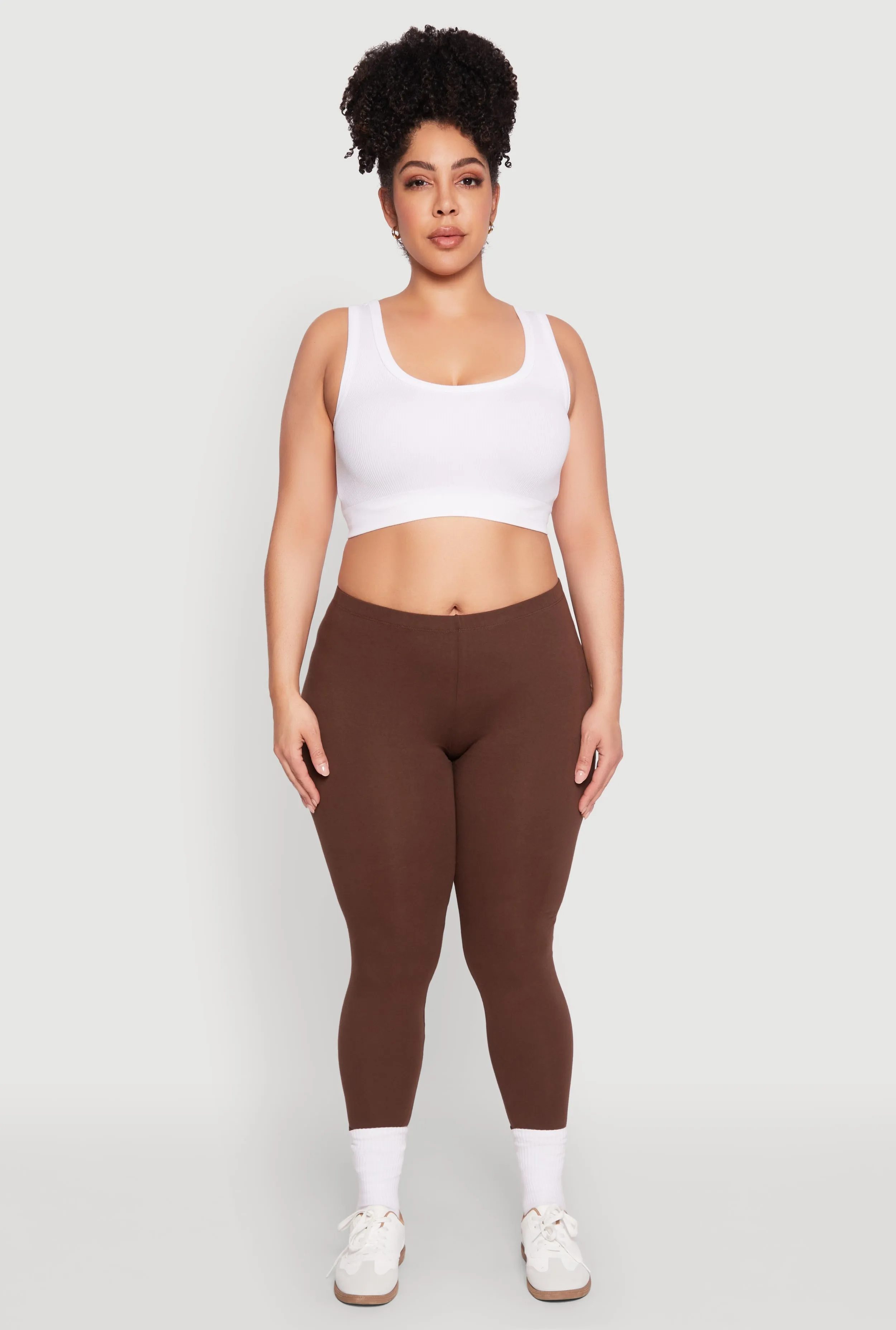Plus Size High Waisted Leggings sold by Rainbow product image thumbnail 2