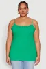 Plus Size Basic Shelf Bra Cami sold by Rainbow