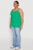 Plus Size Basic Shelf Bra Cami sold by Rainbow