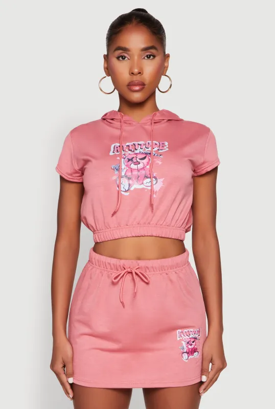 Attitude Be Yourself Short Sleeve Hoodie sold by Rainbow