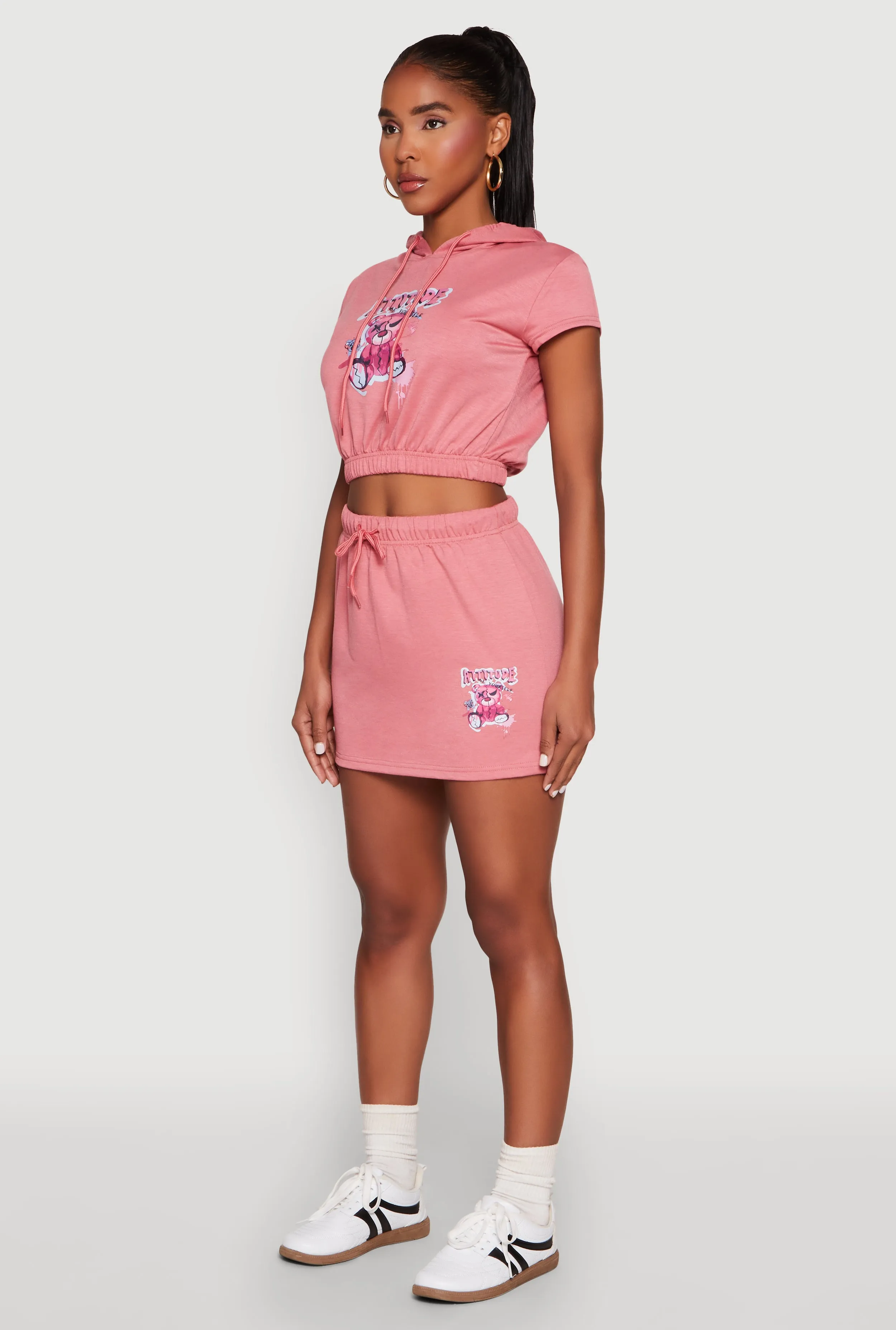 Attitude Be Yourself Short Sleeve Hoodie sold by Rainbow product image thumbnail 5