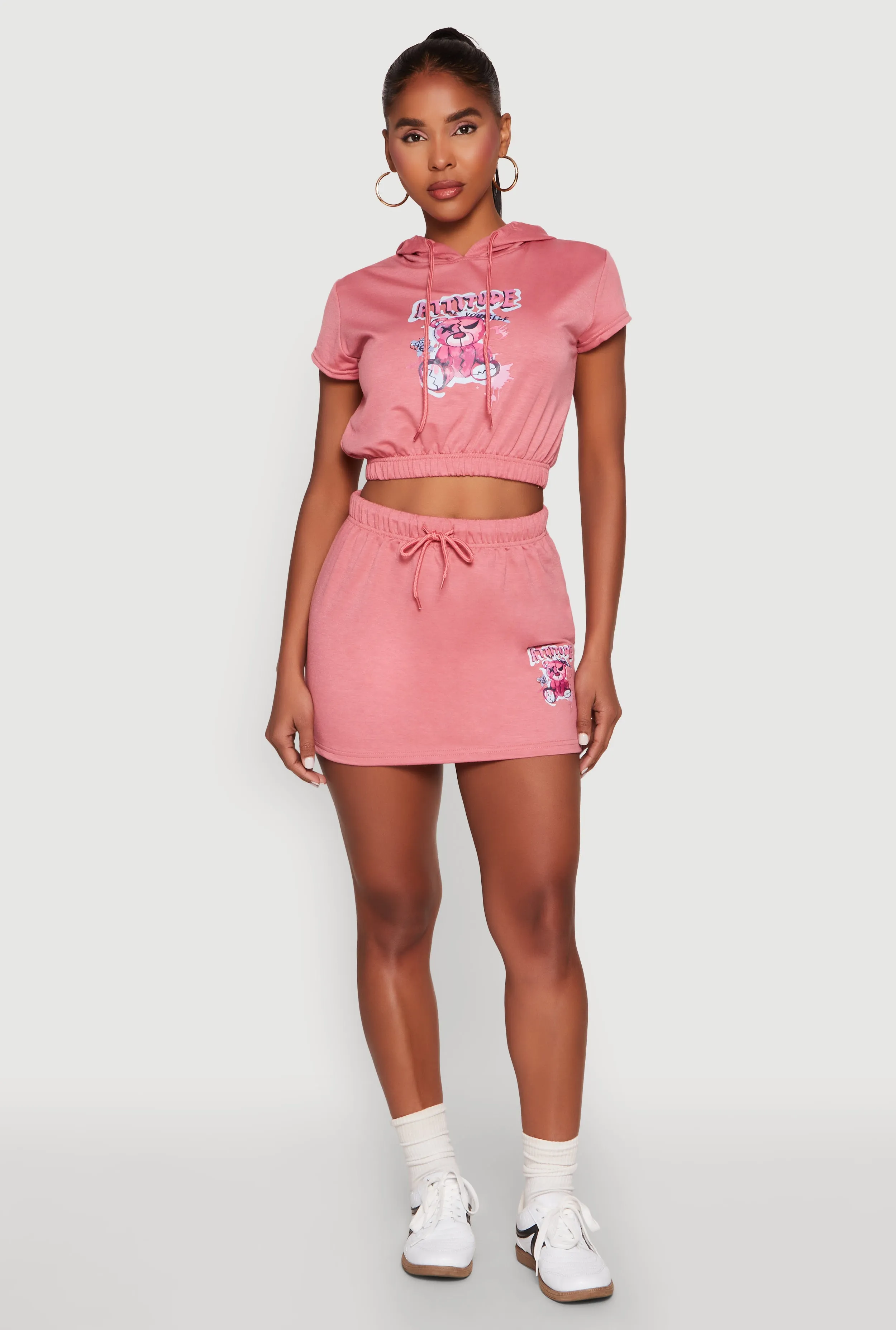 Attitude Be Yourself Short Sleeve Hoodie sold by Rainbow product image thumbnail 3