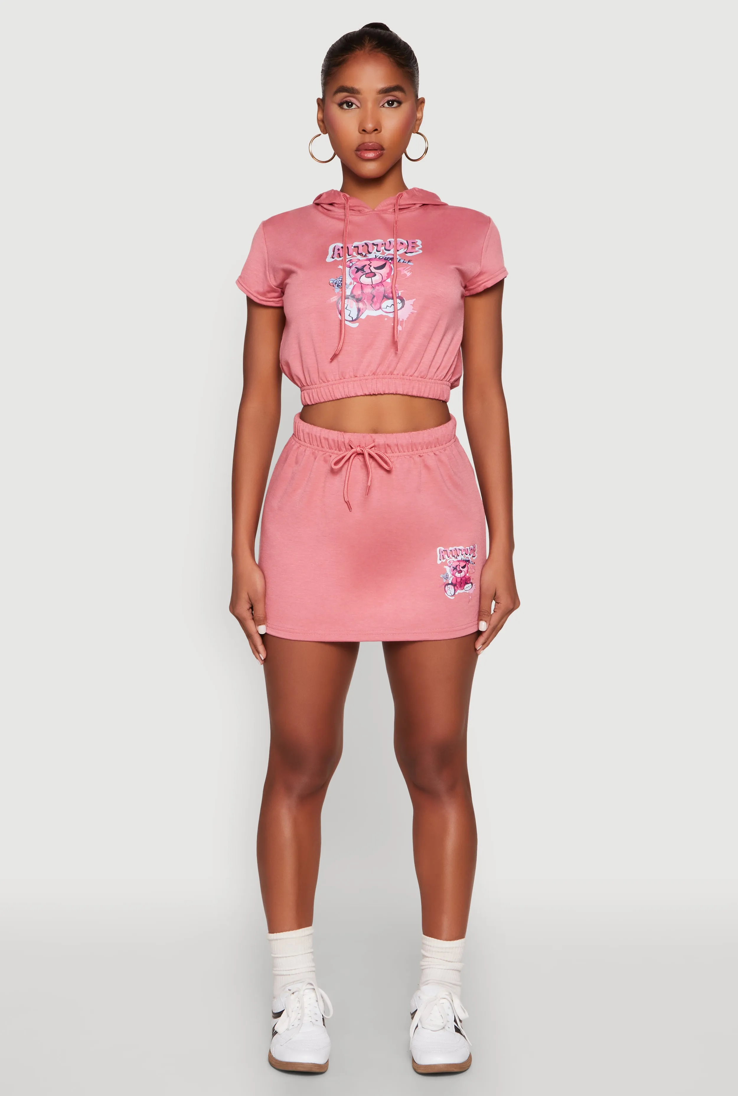 Attitude Be Yourself Short Sleeve Hoodie sold by Rainbow product image thumbnail 2