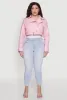 Plus Size Daisy Faux Leather Belted Moto Jacket sold by Rainbow