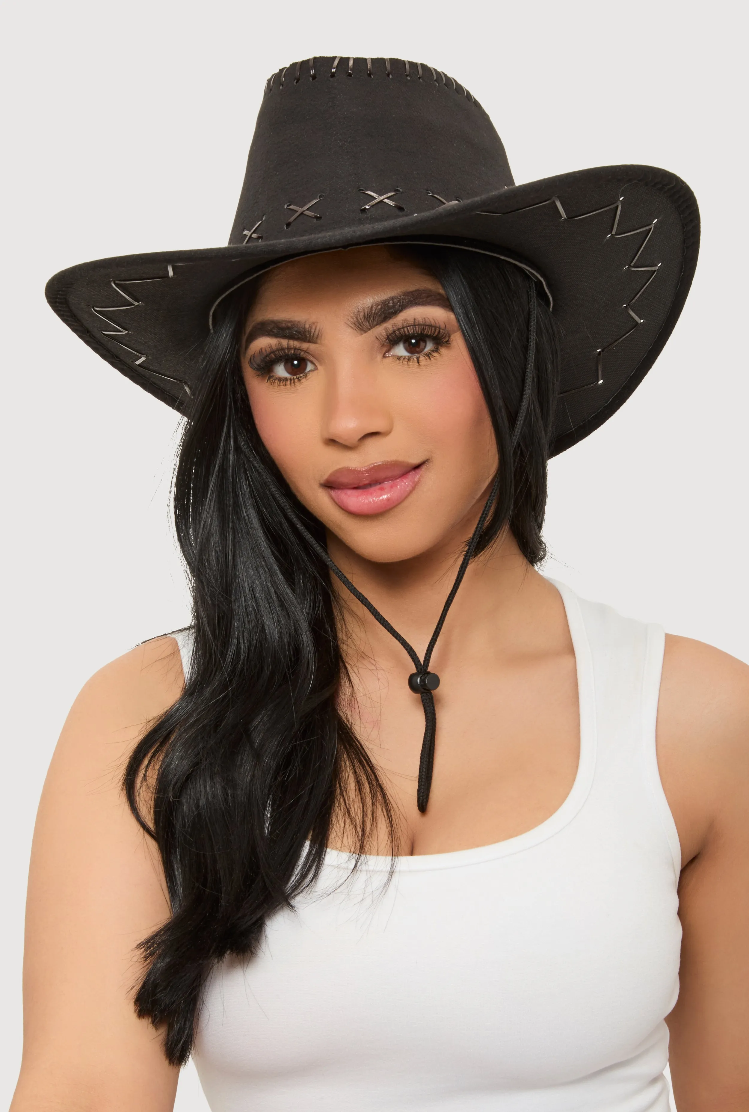Chin Strap Cowboy Hat sold by Rainbow product image thumbnail 2
