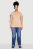 Plus Size Basic Crew Neck Tee sold by Rainbow