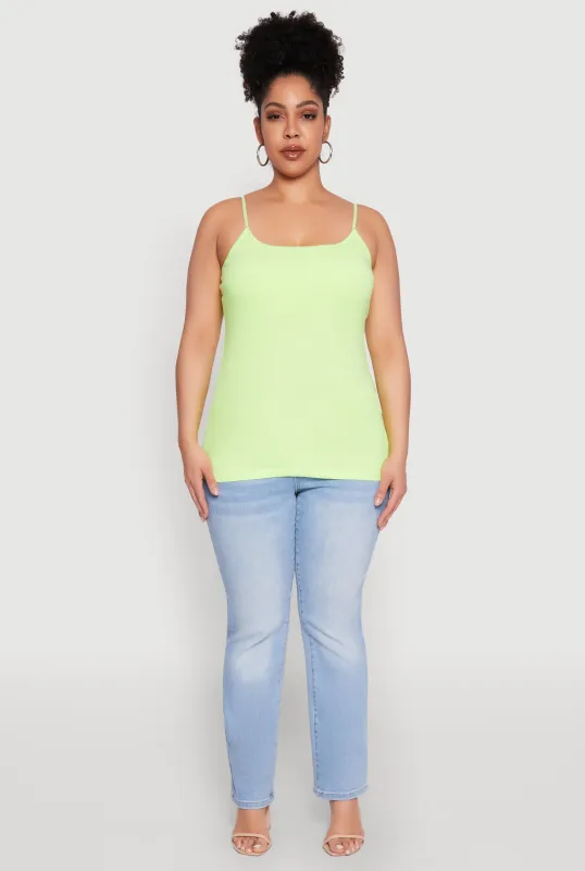 Plus Size Basic Shelf Bra Cami sold by Rainbow