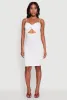 Twist Front Cut Out Dress sold by Rainbow