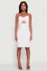 Twist Front Cut Out Dress sold by Rainbow