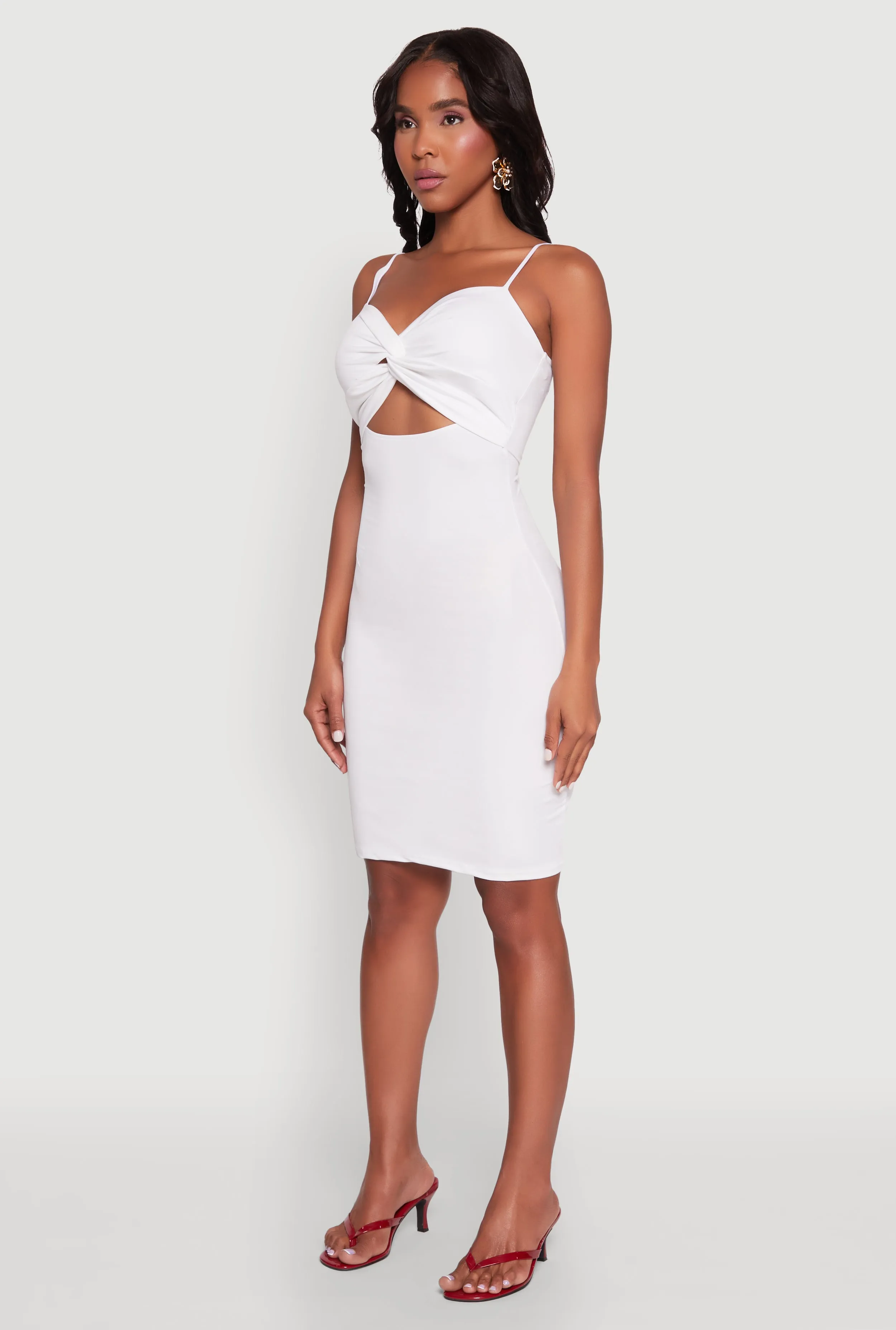 Twist Front Cut Out Dress sold by Rainbow product image thumbnail 3