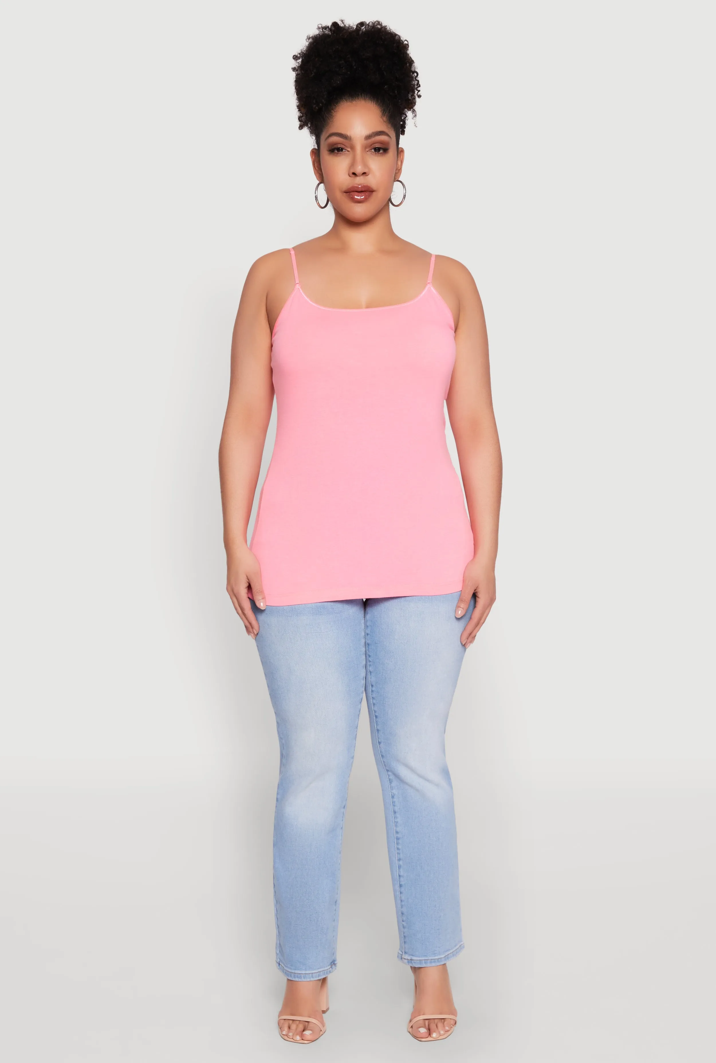 Plus Size Basic Shelf Bra Cami sold by Rainbow product image thumbnail 3