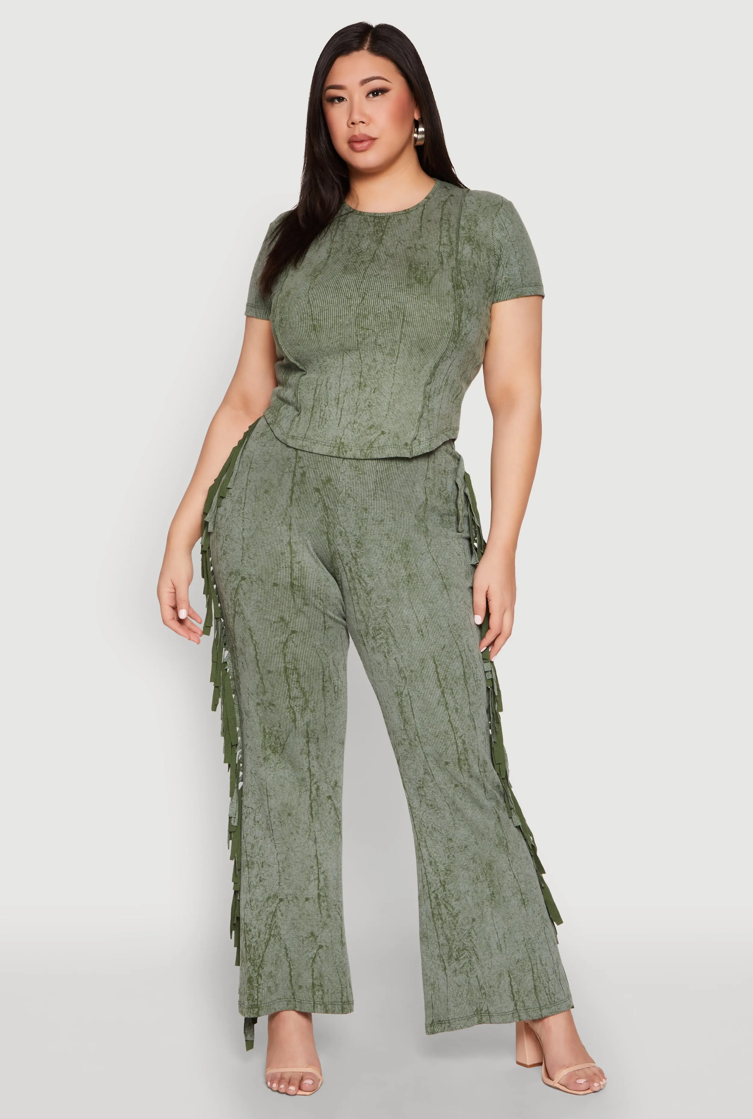 Plus Size Mineral Wash Tee sold by Rainbow product image thumbnail 3