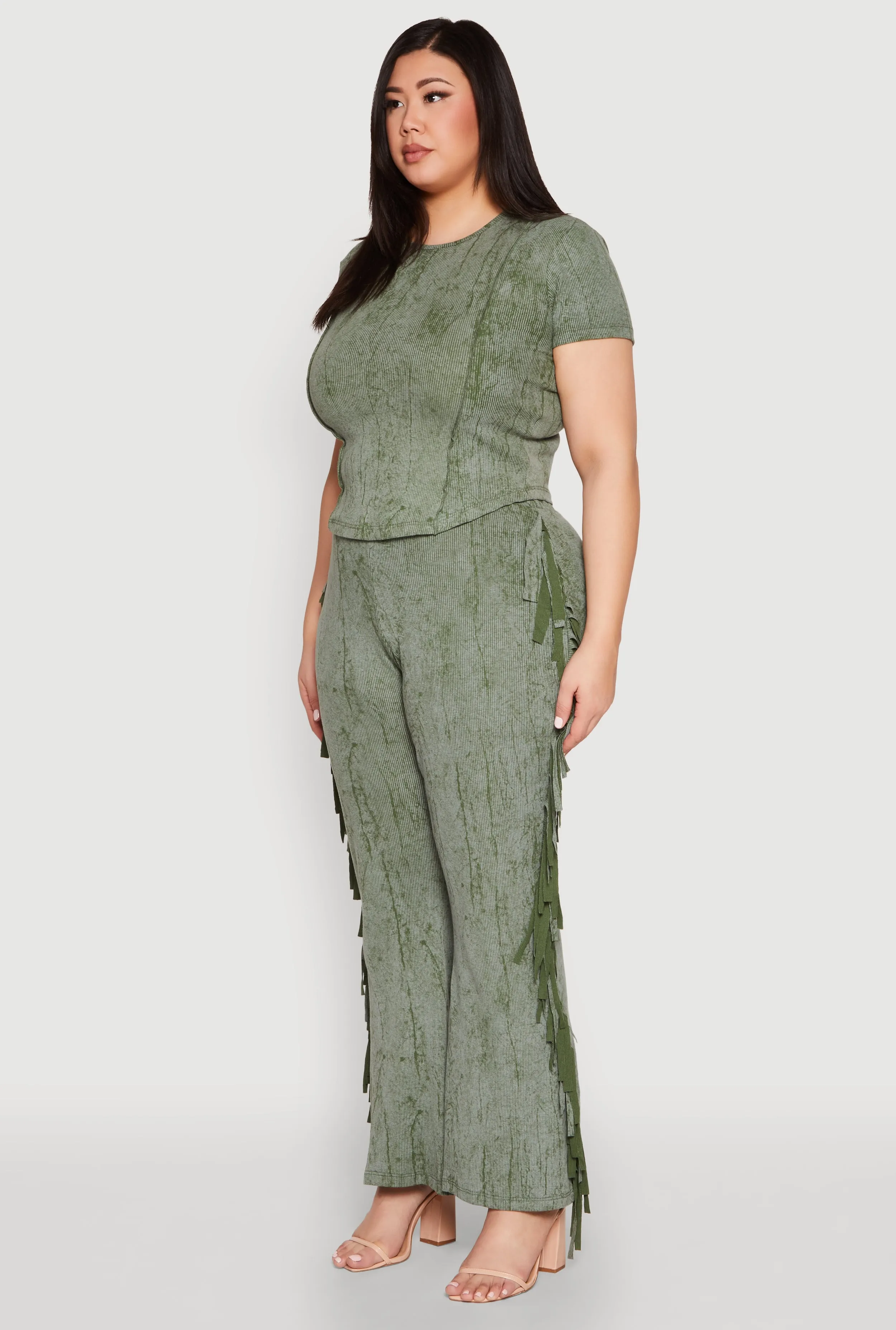 Plus Size Mineral Wash Tee sold by Rainbow product image thumbnail 5