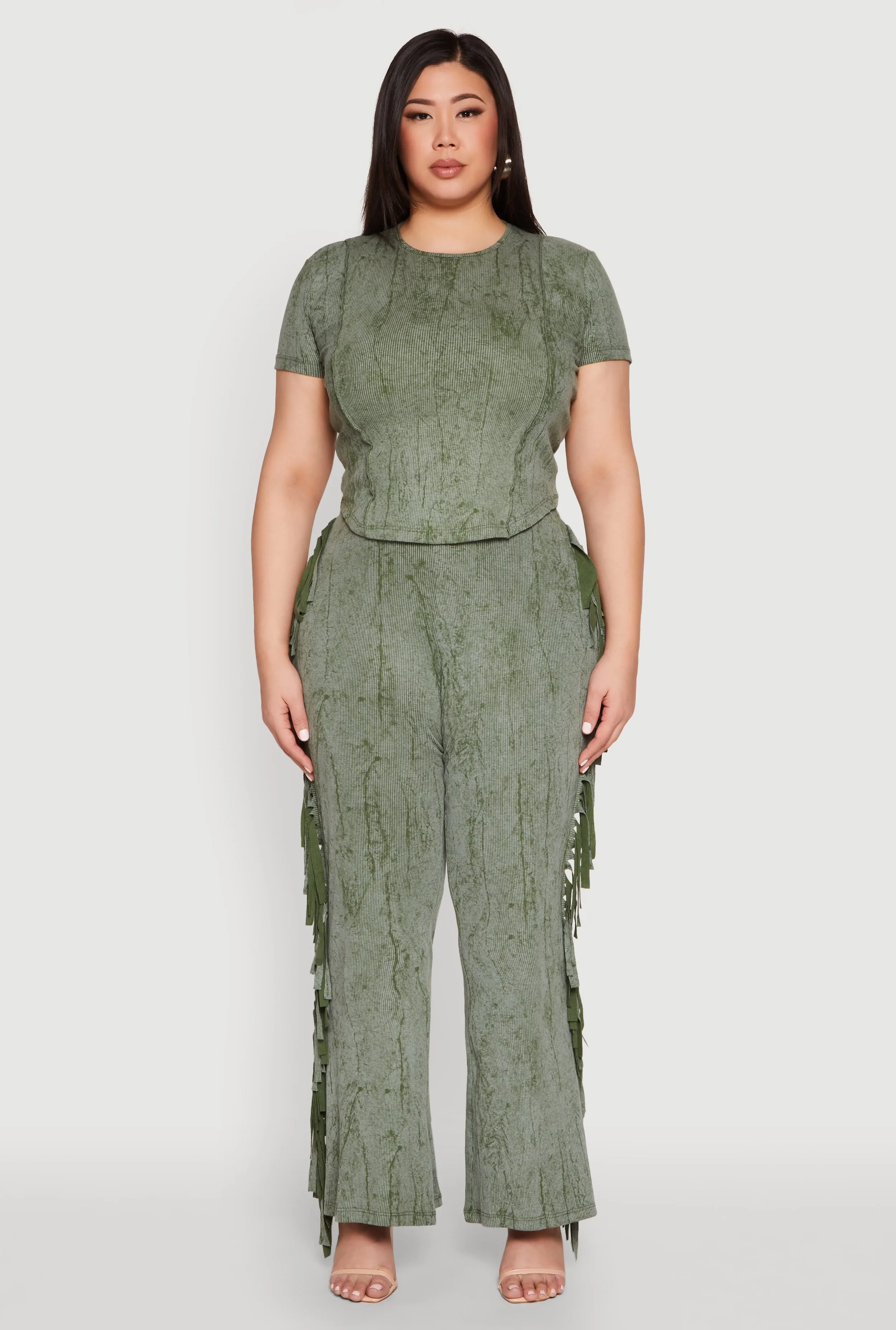 Plus Size Mineral Wash Tee sold by Rainbow product image thumbnail 2