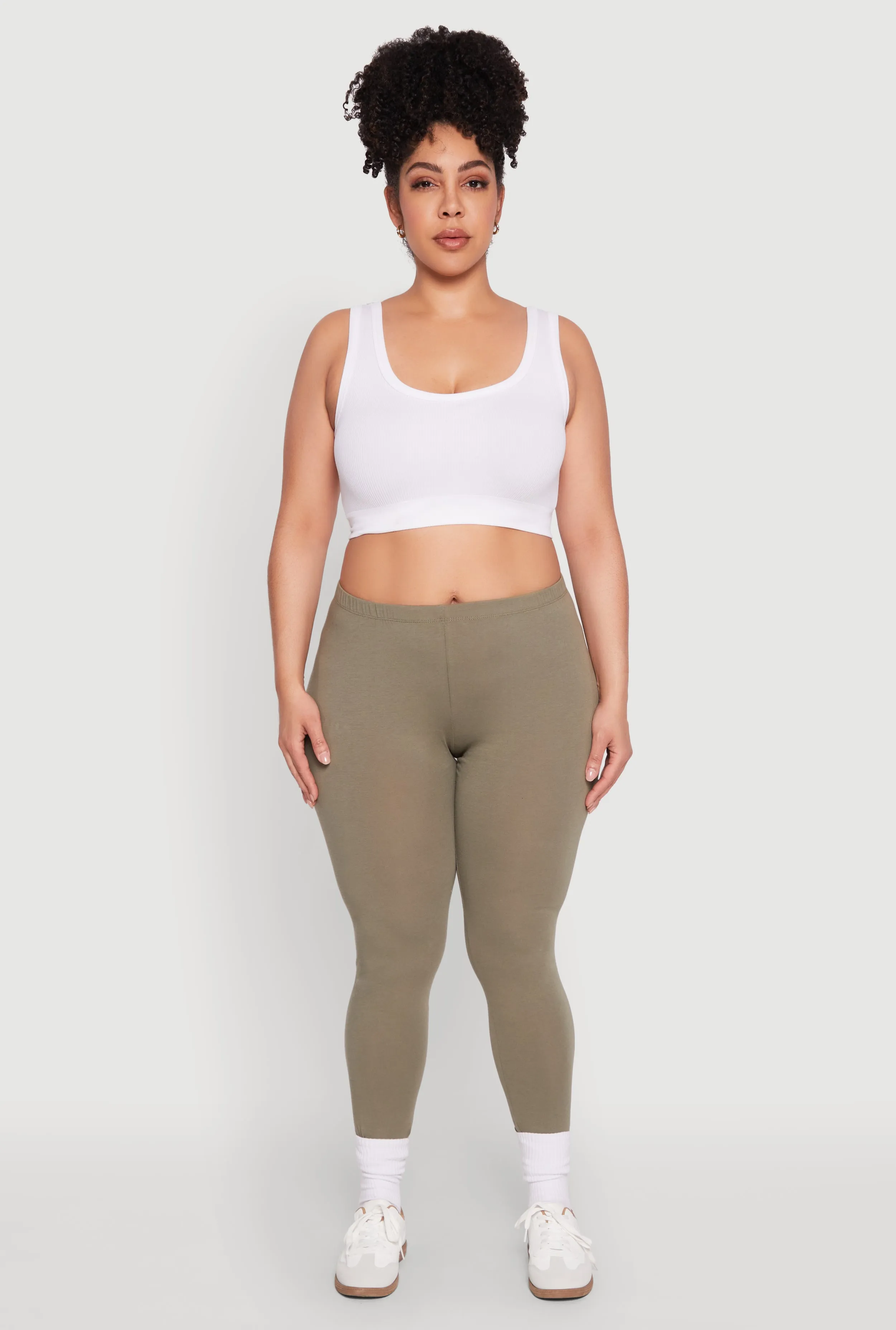 Plus Size High Waisted Leggings sold by Rainbow product image thumbnail 2