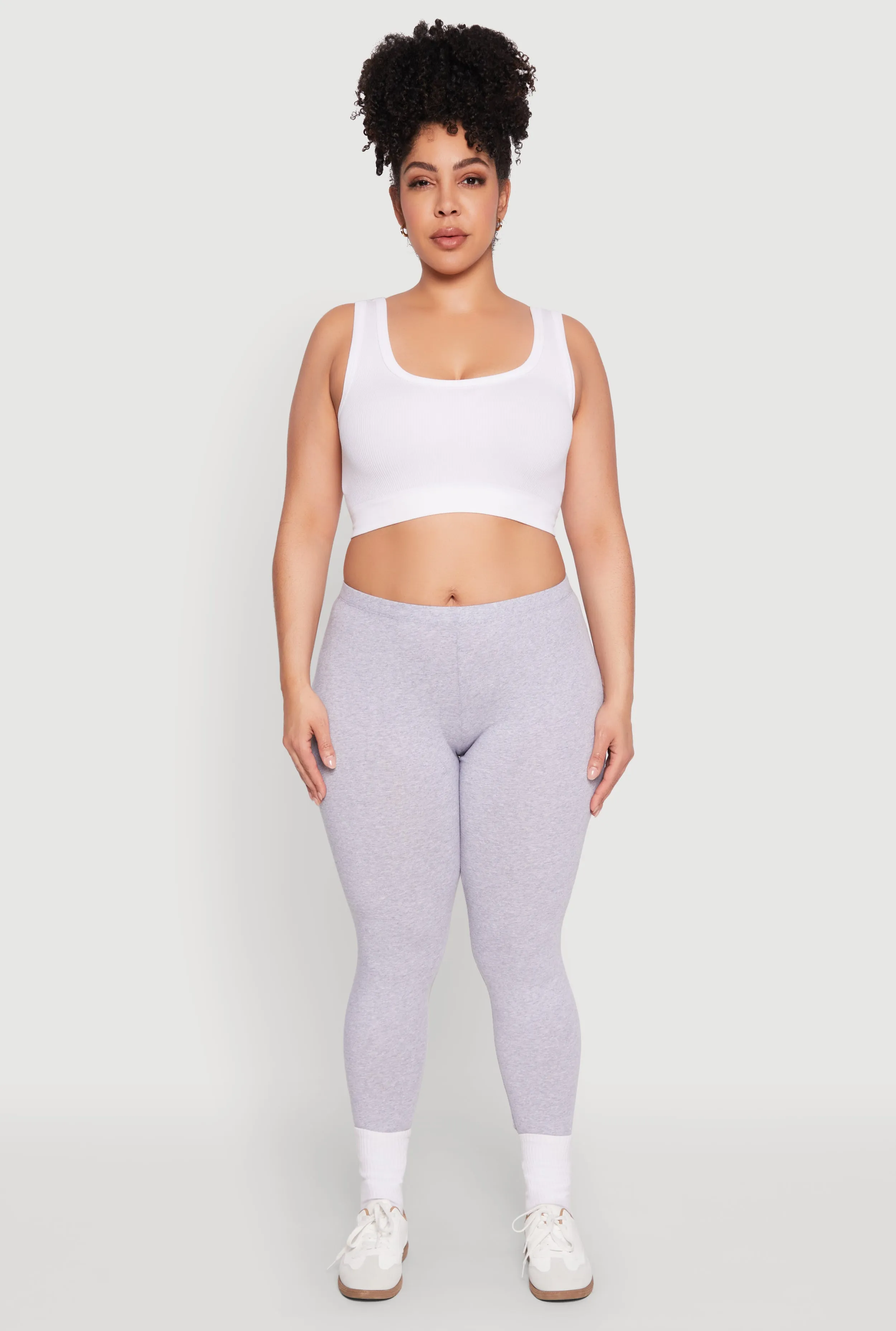 Plus Size High Waisted Leggings sold by Rainbow