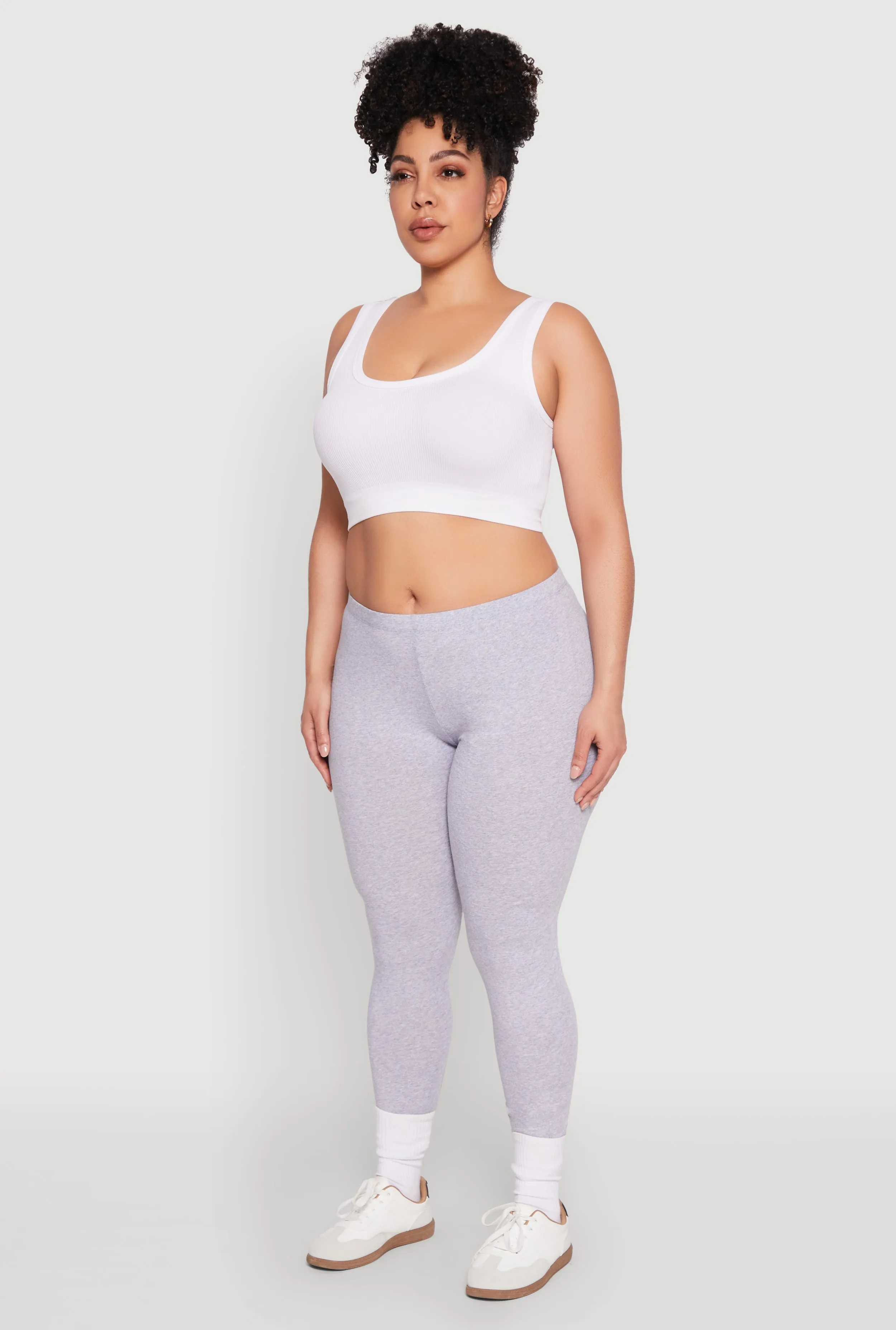 Plus Size High Waisted Leggings sold by Rainbow product image thumbnail 3