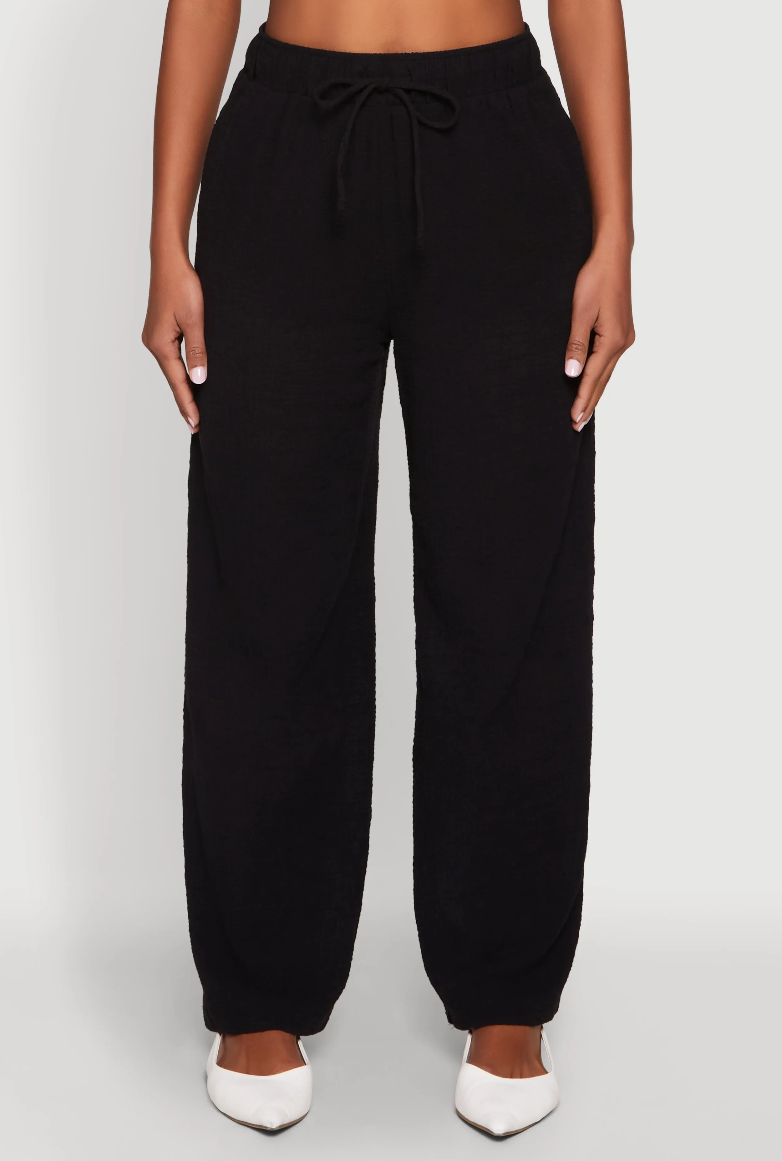 Gauze Knit Wide Leg Pants sold by Rainbow product image thumbnail 5