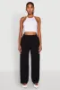 Gauze Knit Wide Leg Pants sold by Rainbow