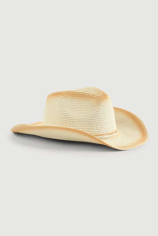 Contrast Trim Cowboy Hat sold by Rainbow