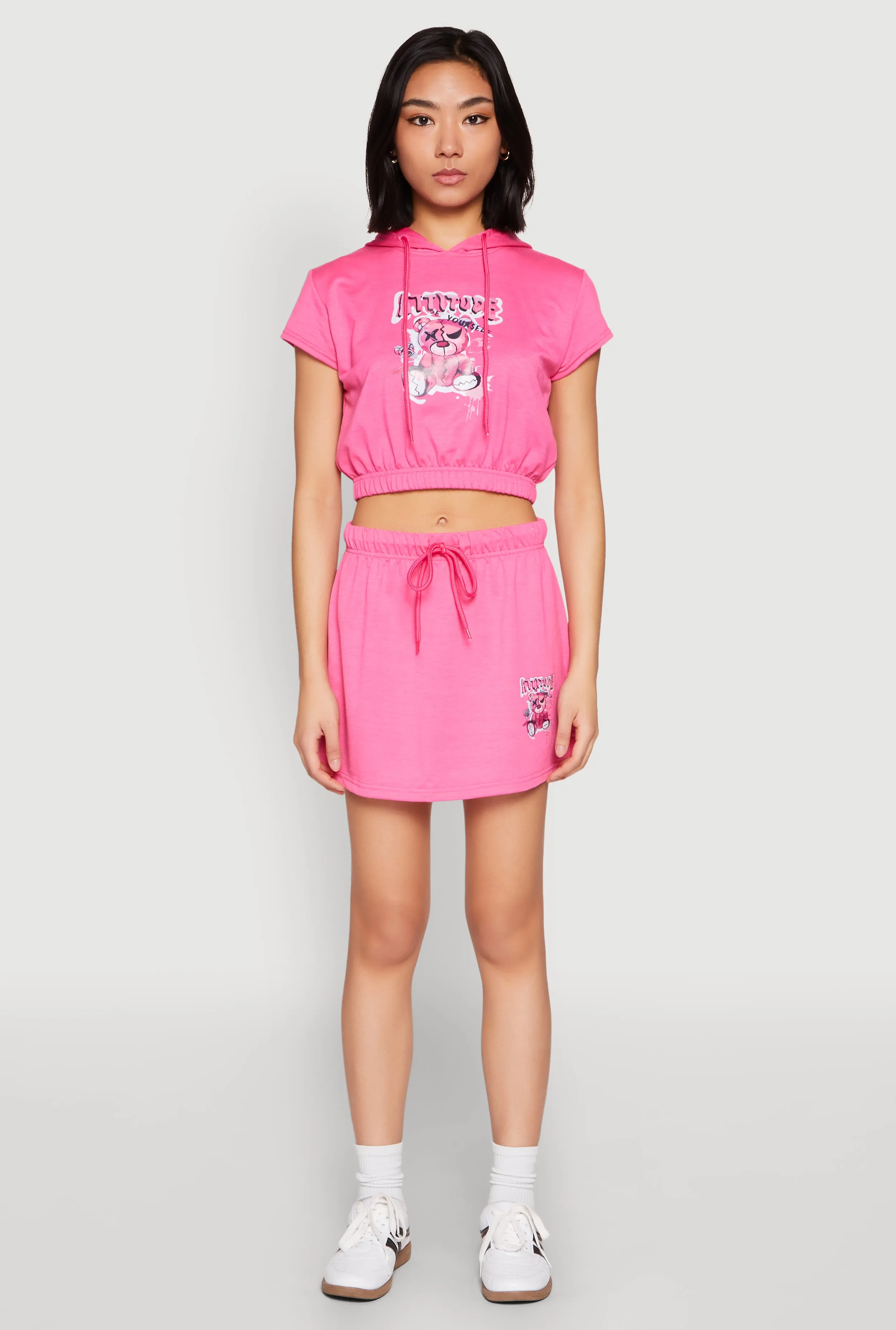 Attitude Be Yourself Short Sleeve Hoodie sold by Rainbow product image thumbnail 3