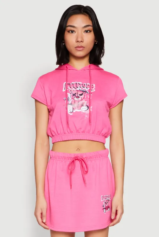 Attitude Be Yourself Short Sleeve Hoodie sold by Rainbow